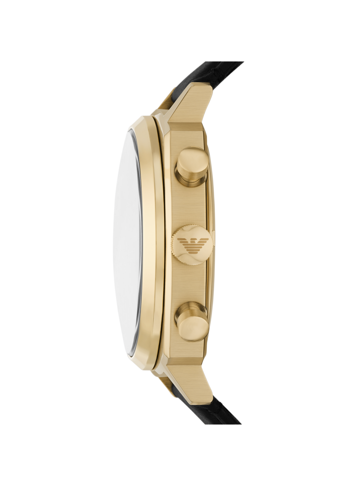 Montre quartz en cuir ARMANI MONTRES Noir