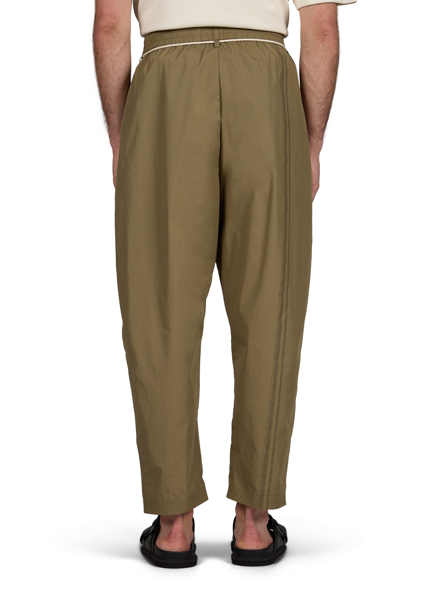Solid color mixed cotton pants MORDECAI Khaki
