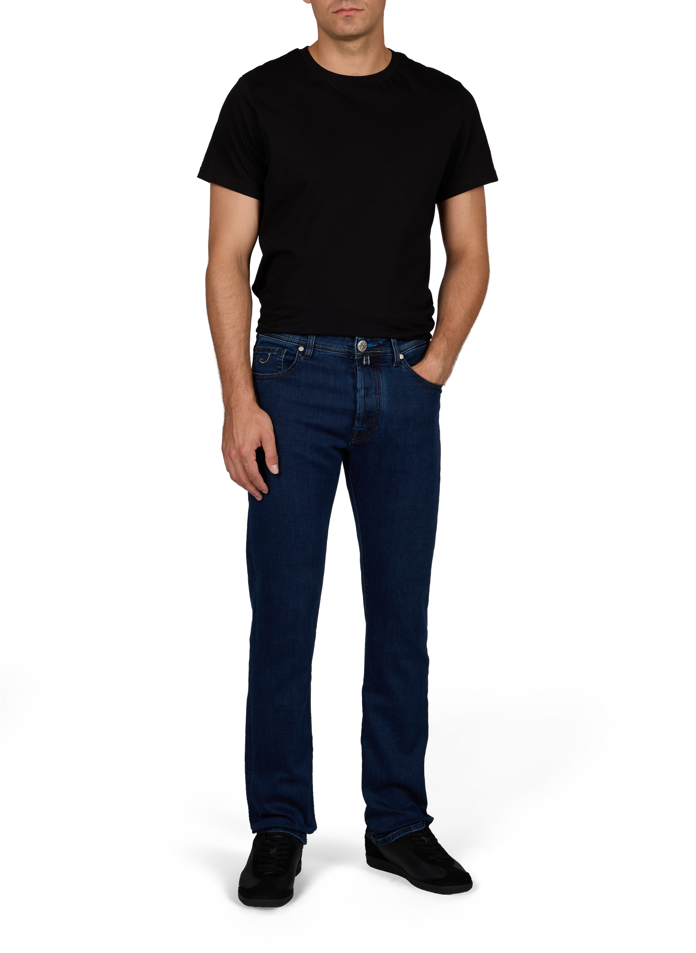 Slim-fit cotton jeans JACOB COHEN Blue