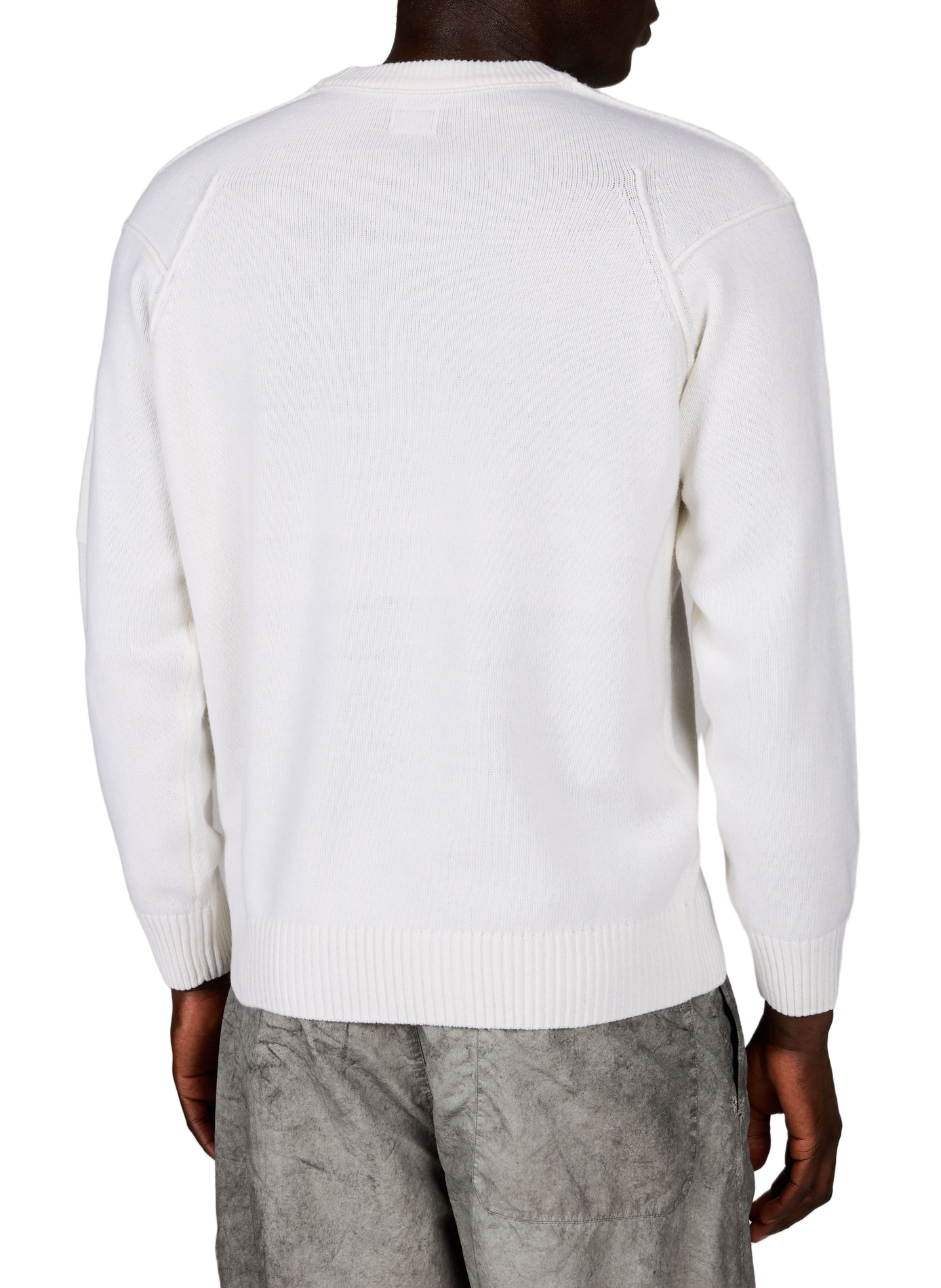 Gerader Pullover aus Mischwolle CP COMPANY Weiss
