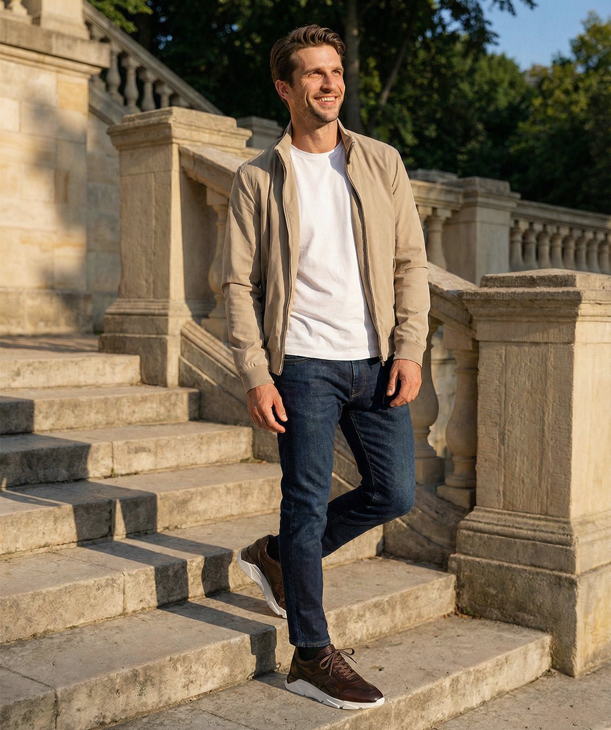 Sneakers paolo FINSBURY Marron