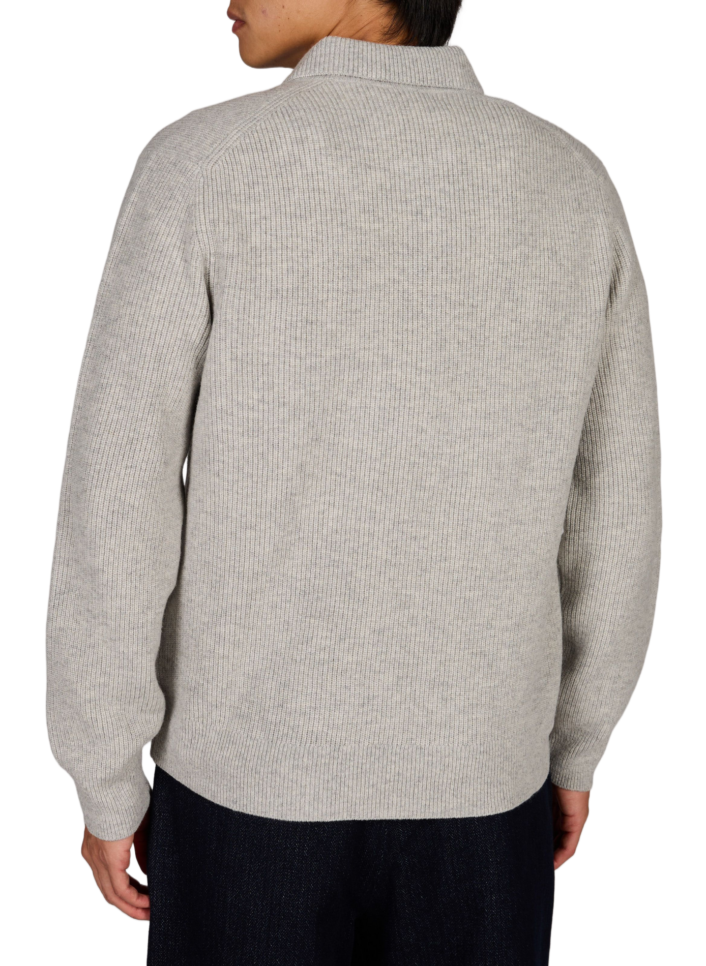 Wollpullover mit Reißverschlusskragen SAMSOE SAMSOE Grau