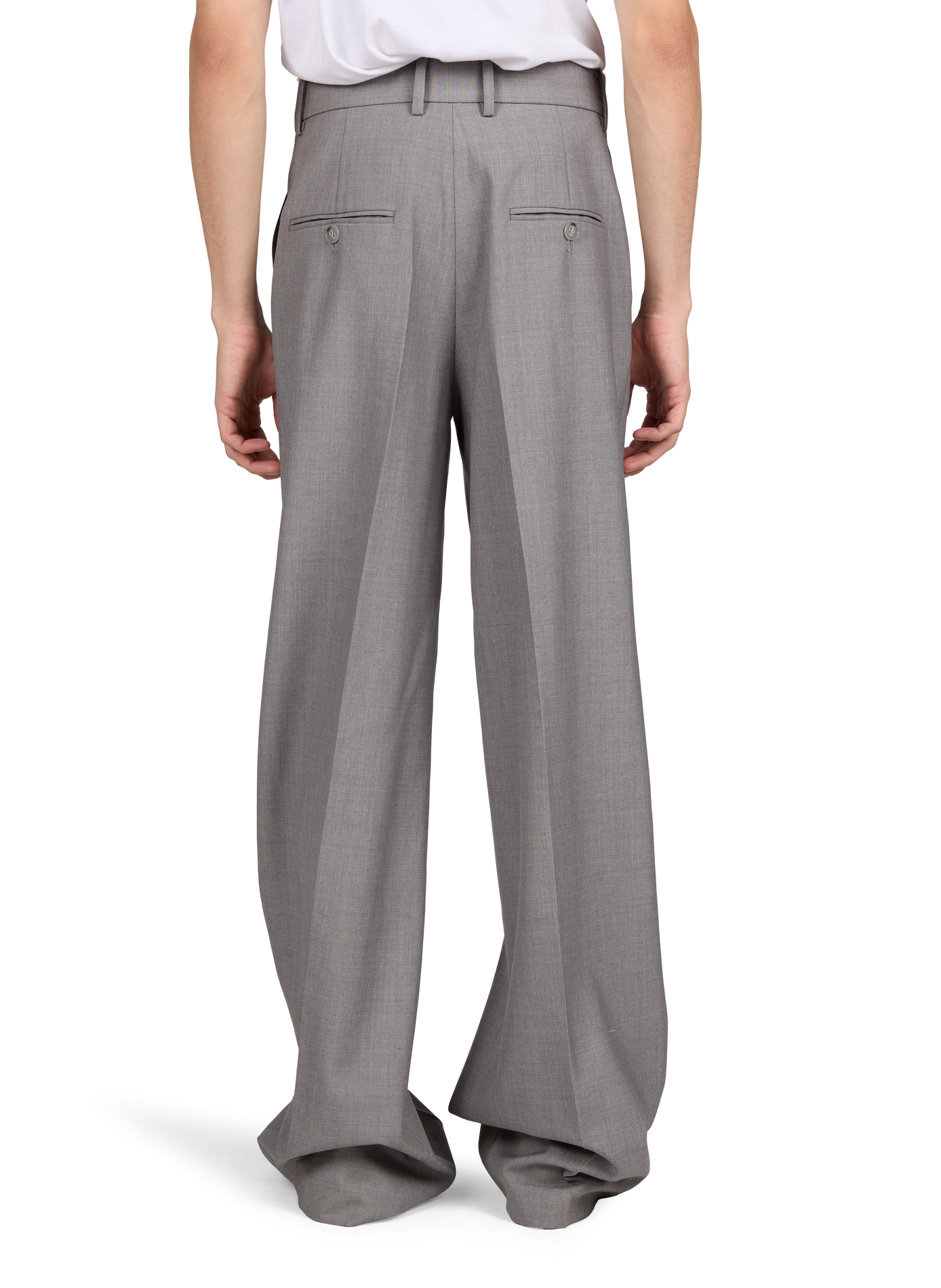 Wide-leg trousers SEAN SUEN Grey