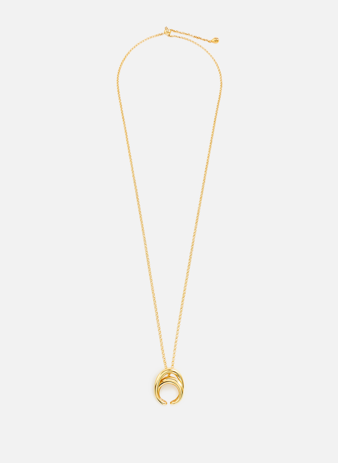 Initial necklace in gold-plated silver CHARLOTTE CHESNAIS