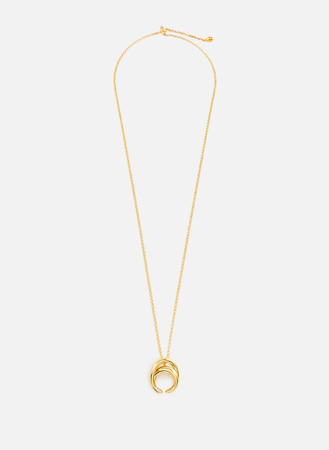 Initial gold-plated silver necklace CHARLOTTE CHESNAIS