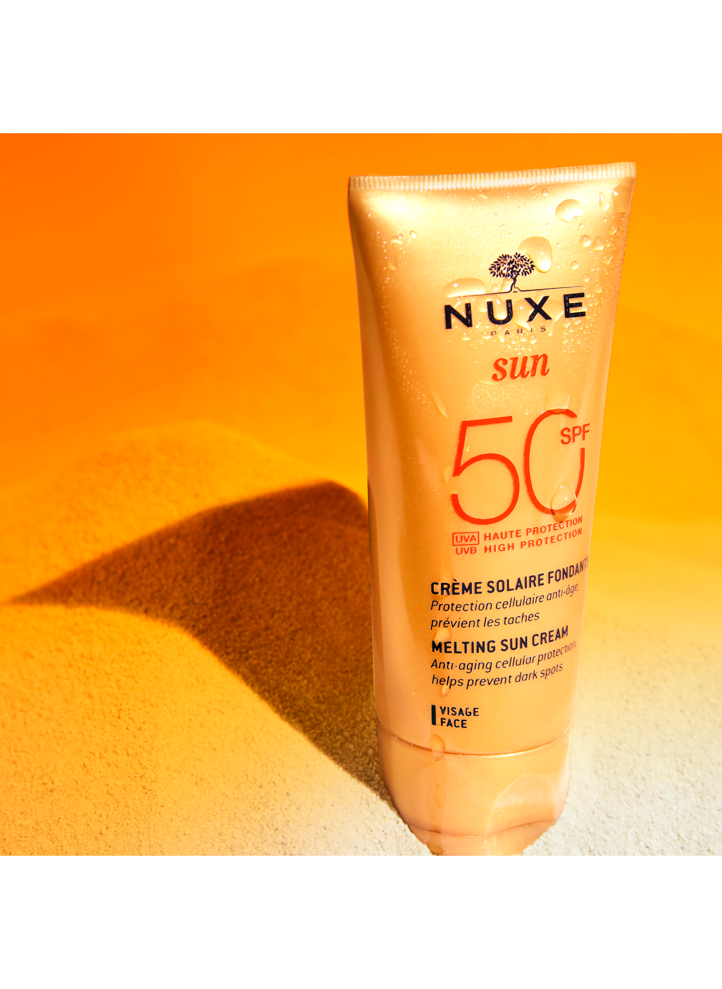 Melting Sun Cream High Protection SPF 50 for the face NUXE No color