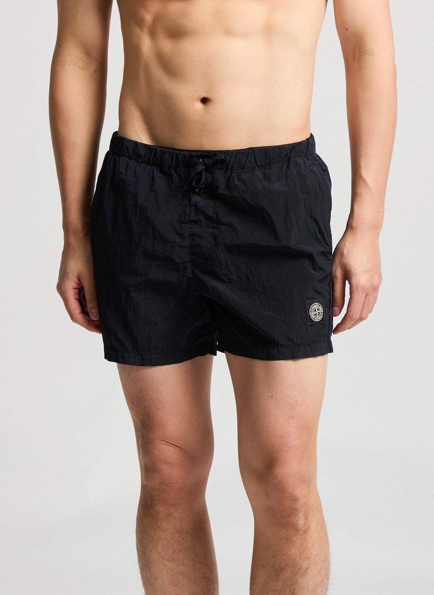 Short de bain uni STONE ISLAND Bleu