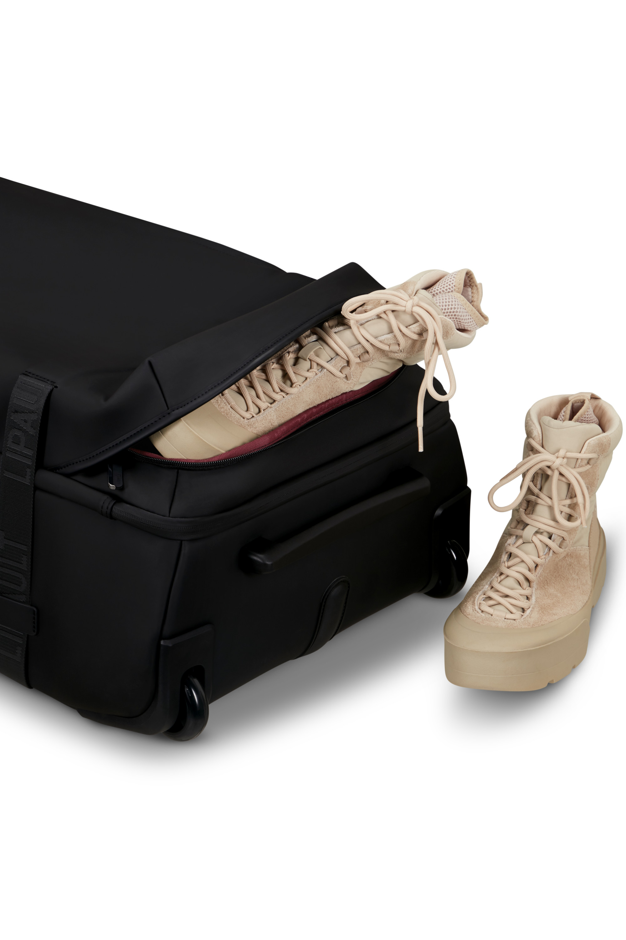 Lost in berlin sac de voyage à roues taille l exile LIPAULT PARIS Noir