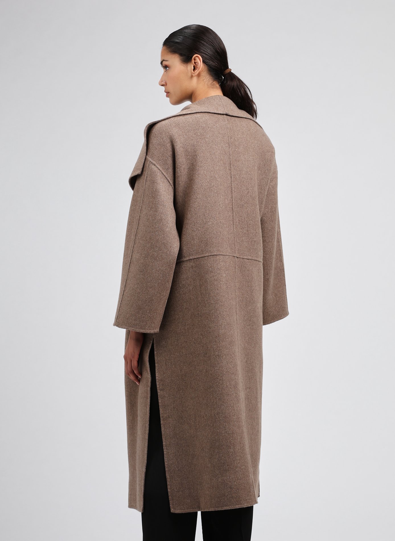 Signature Wool Blend Coat TOTEME Brown