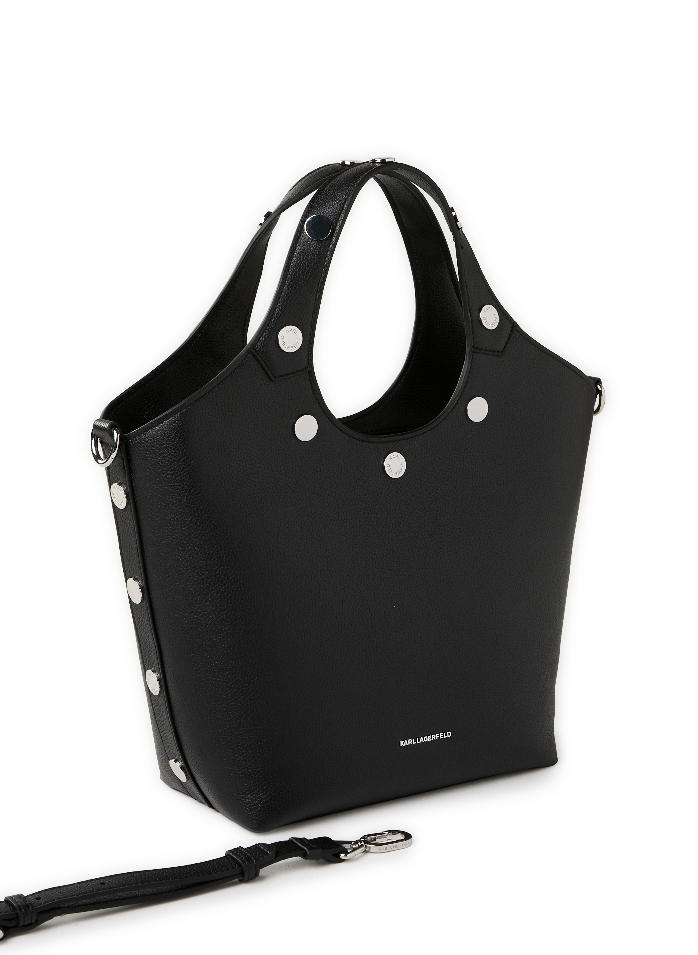 Studded handbag Black