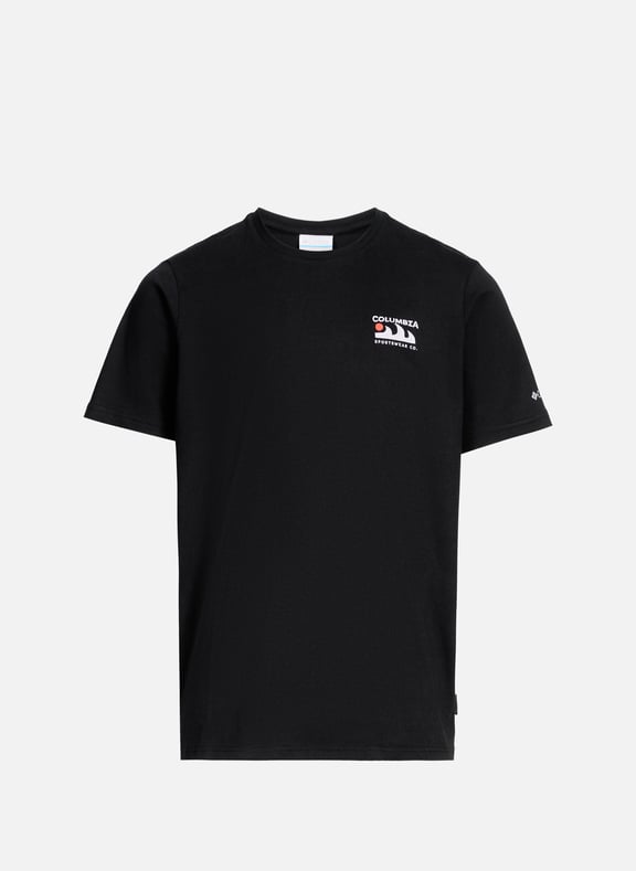 T-shirt en coton Noir by COLUMBIA COLUMBIA T-shirt en coton Noir