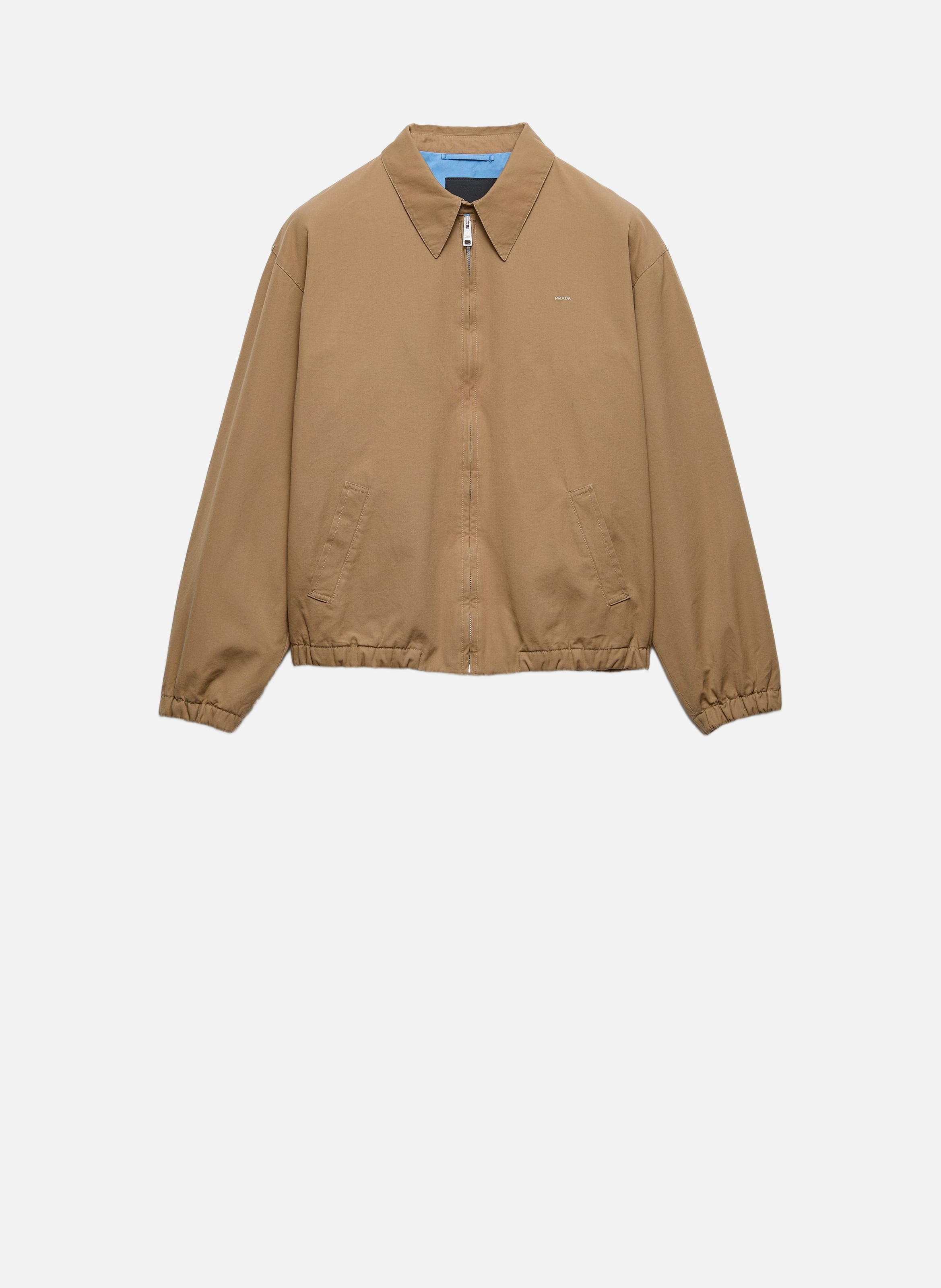 Veste en coton PRADA Marron