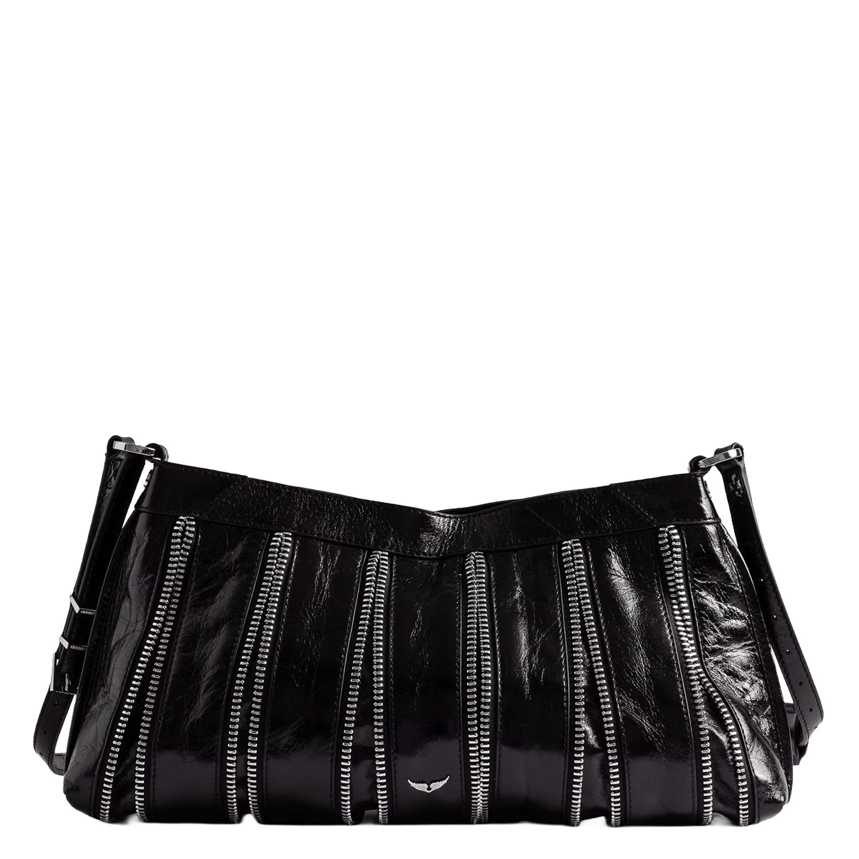 Sac bandoulière en cuir sunny moody ZADIG&VOLTAIRE Noir