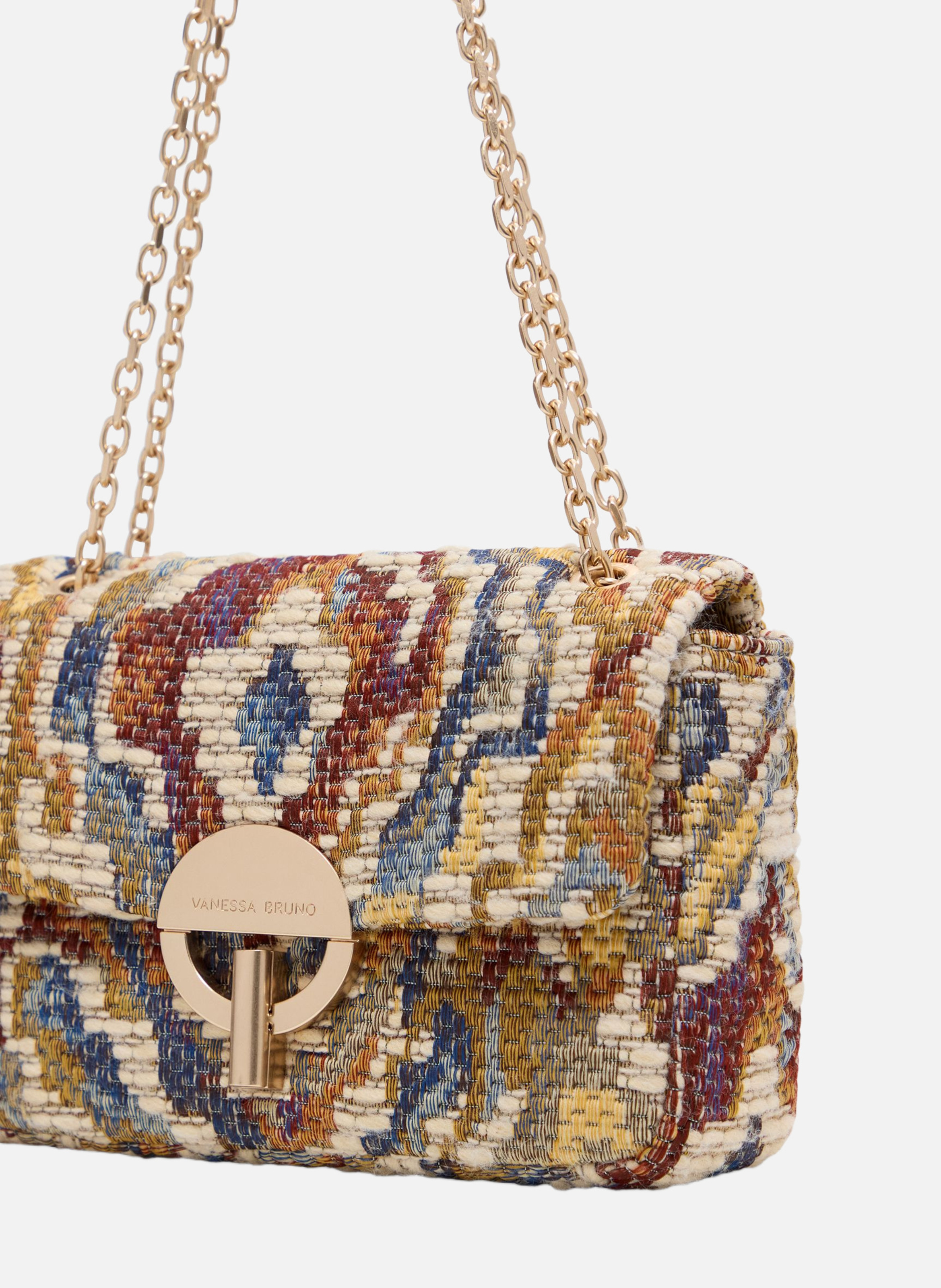 Moyen sac moon en jacquard VANESSA BRUNO Multicolore