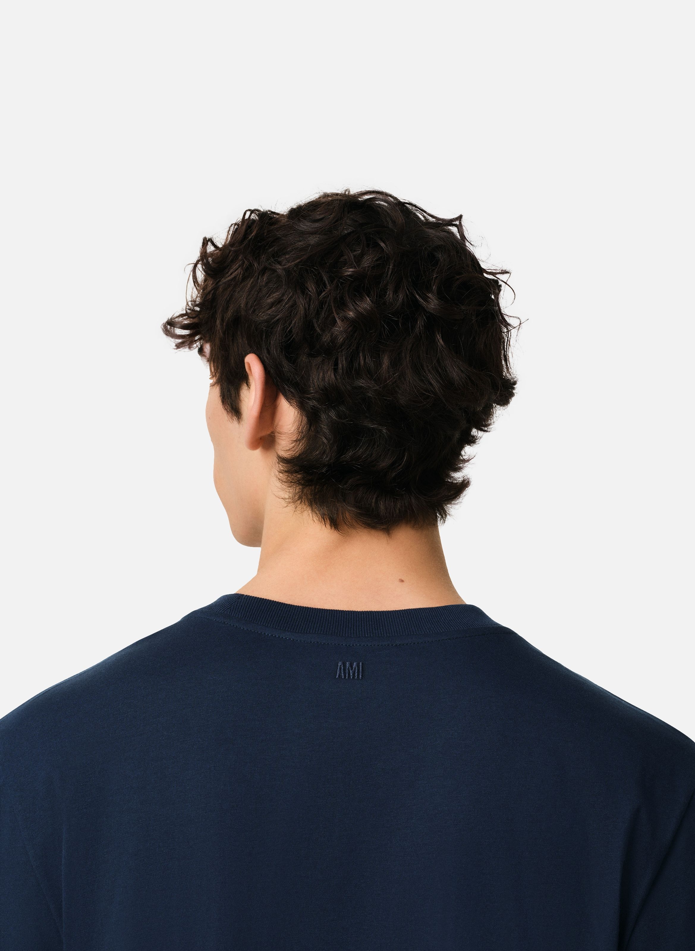 T-shirt Manches Longues Ami de Coeur Rouge unisexe AMI PARIS Bleu