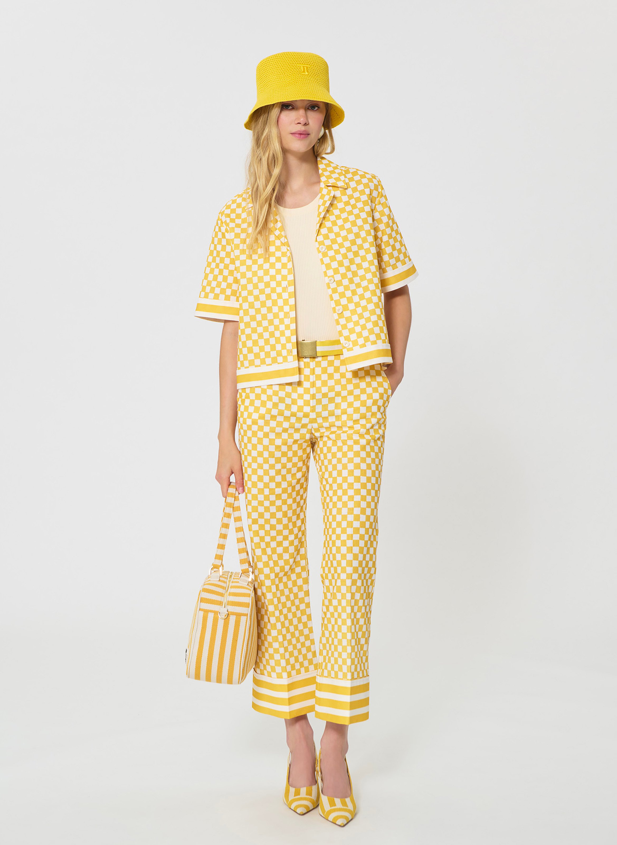 Chemise césar TARA JARMON Jaune