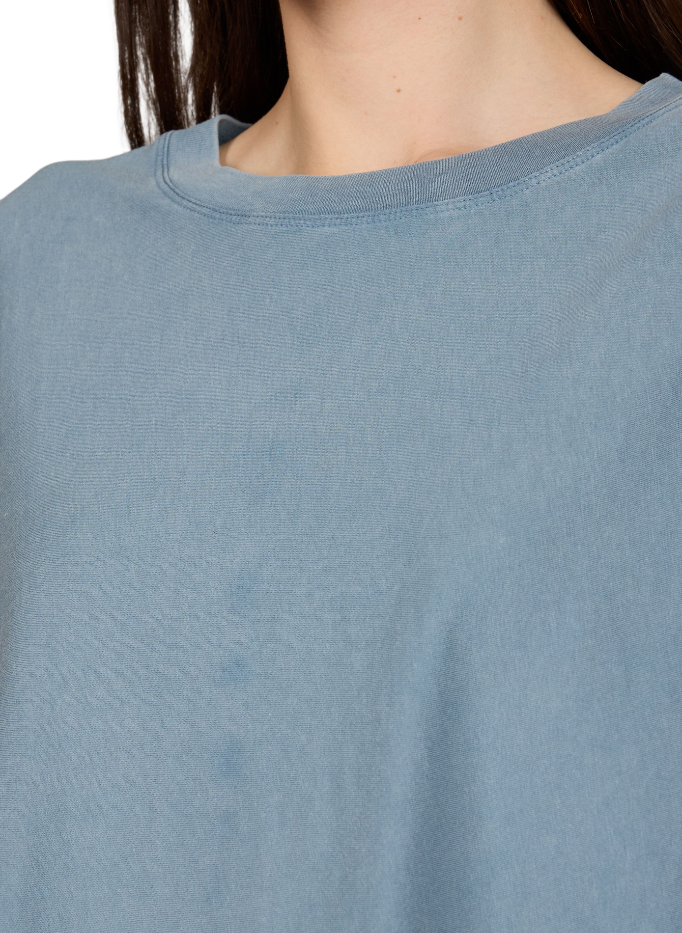 T-shirt cropped Farpy en coton BELLEROSE Bleu