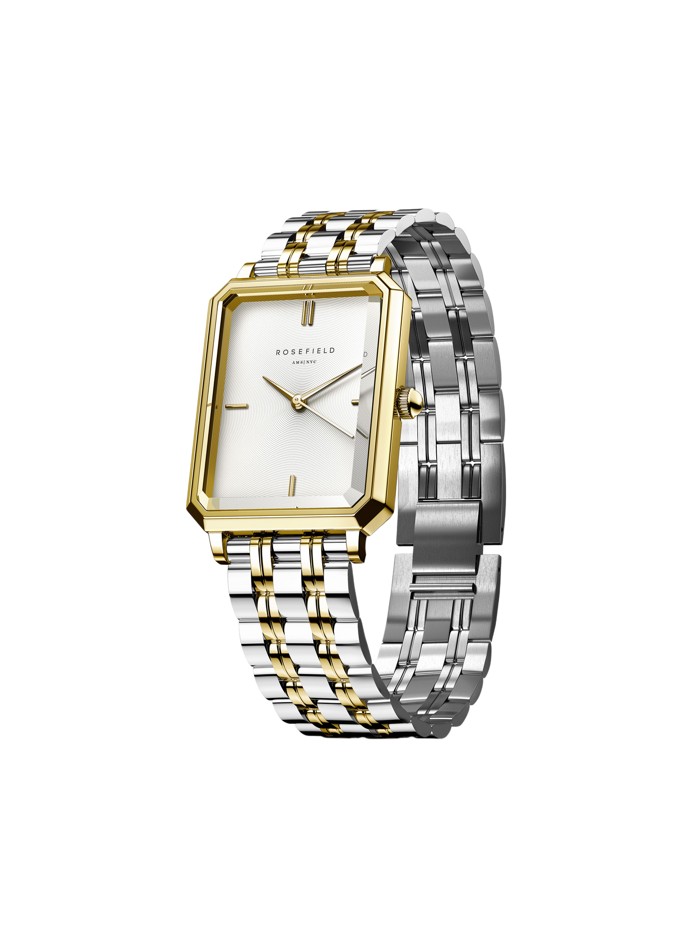 Montre analogique Octagon XS Duotone ROSEFIELD Blanc