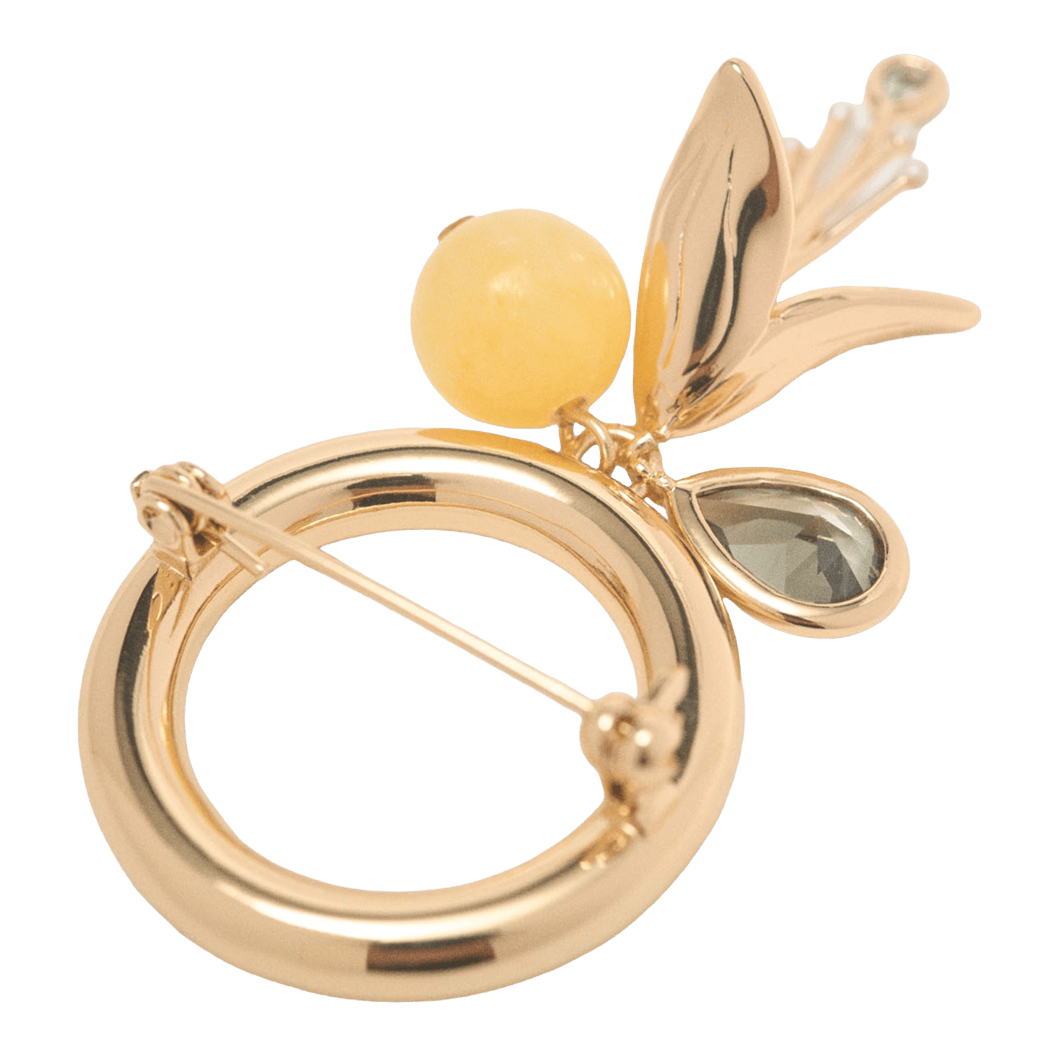 Broche en laiton MAJE Doré