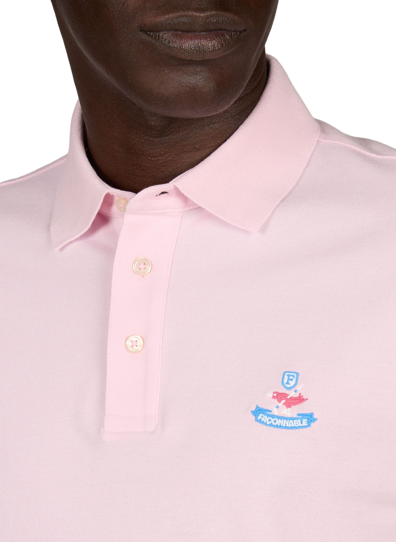  Cotton polo shirt  FACONNABLE Pink