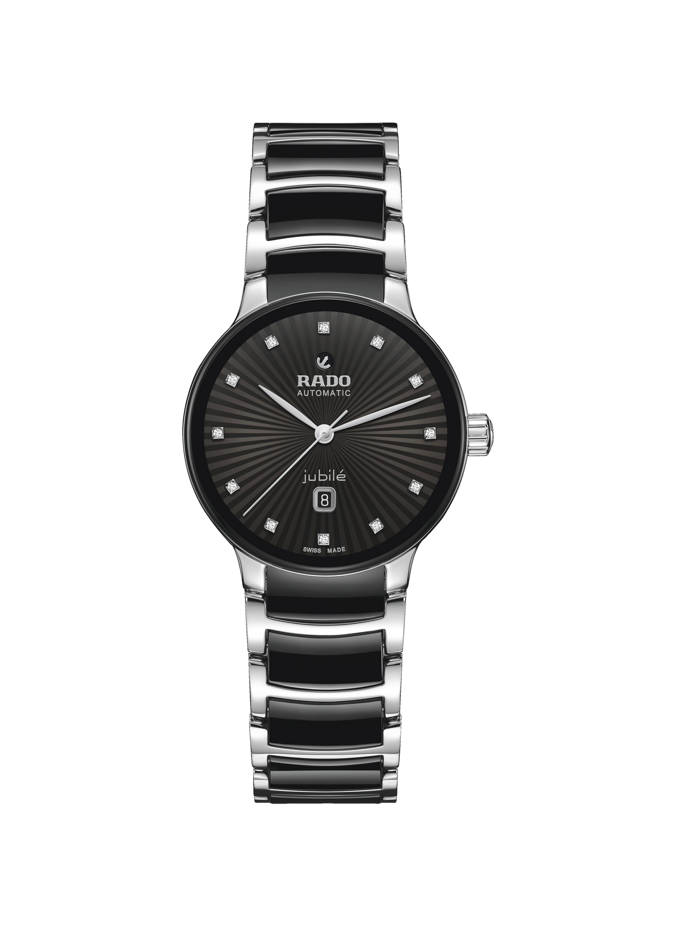 Montre automatique Centrix en céramique RADO Noir