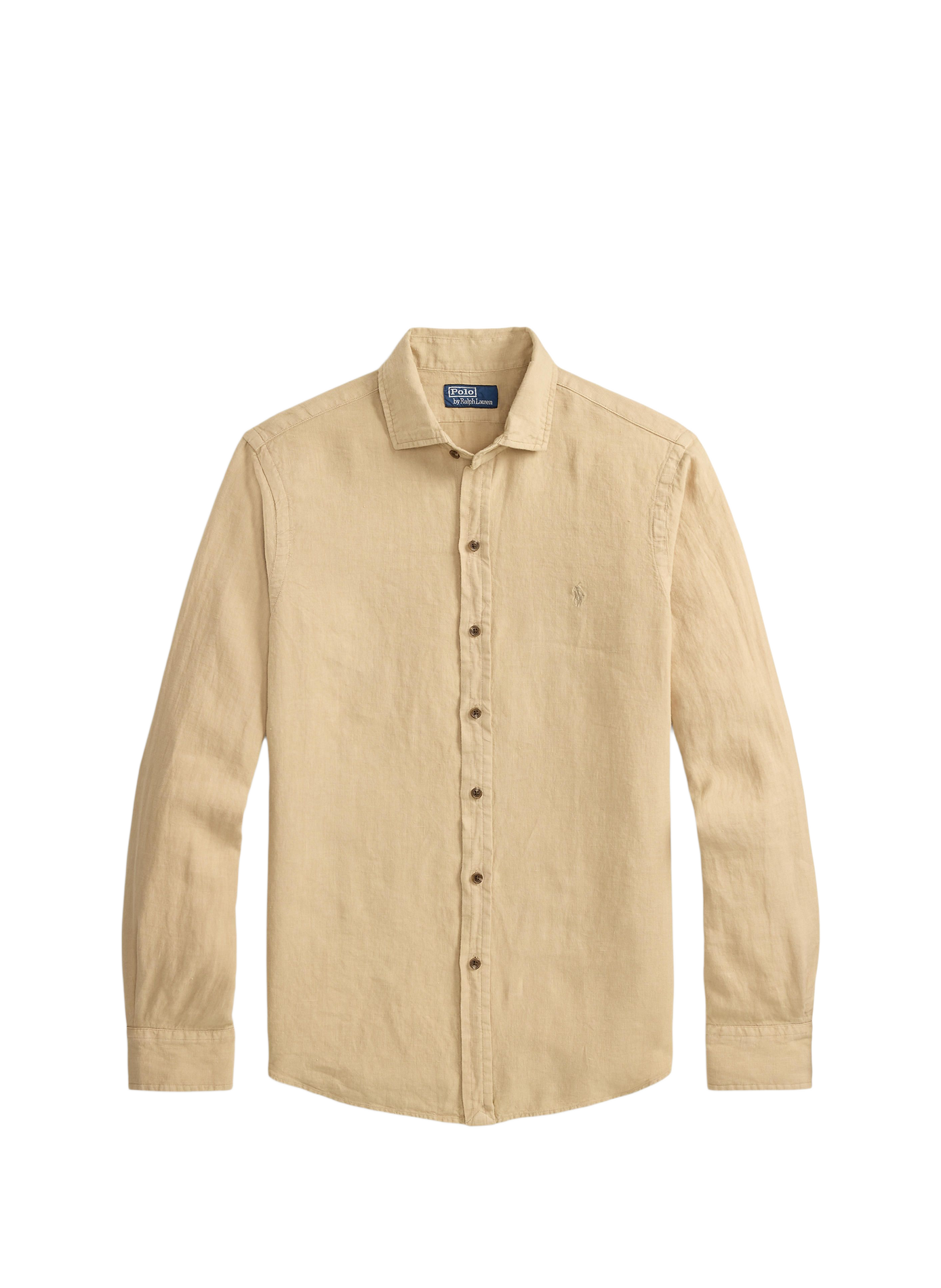 Straight linen shirt POLO RALPH LAUREN Beige