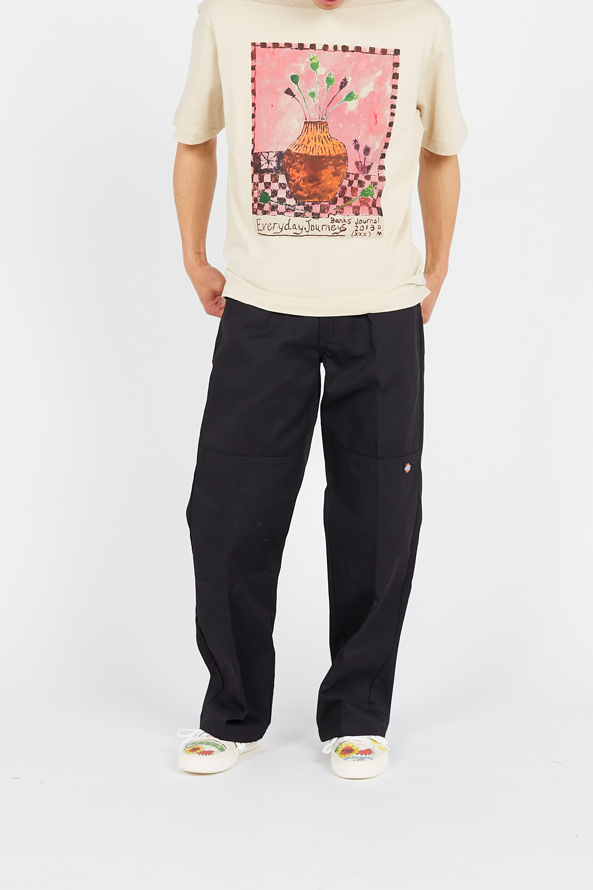 Pantalon double knee DICKIES Noir