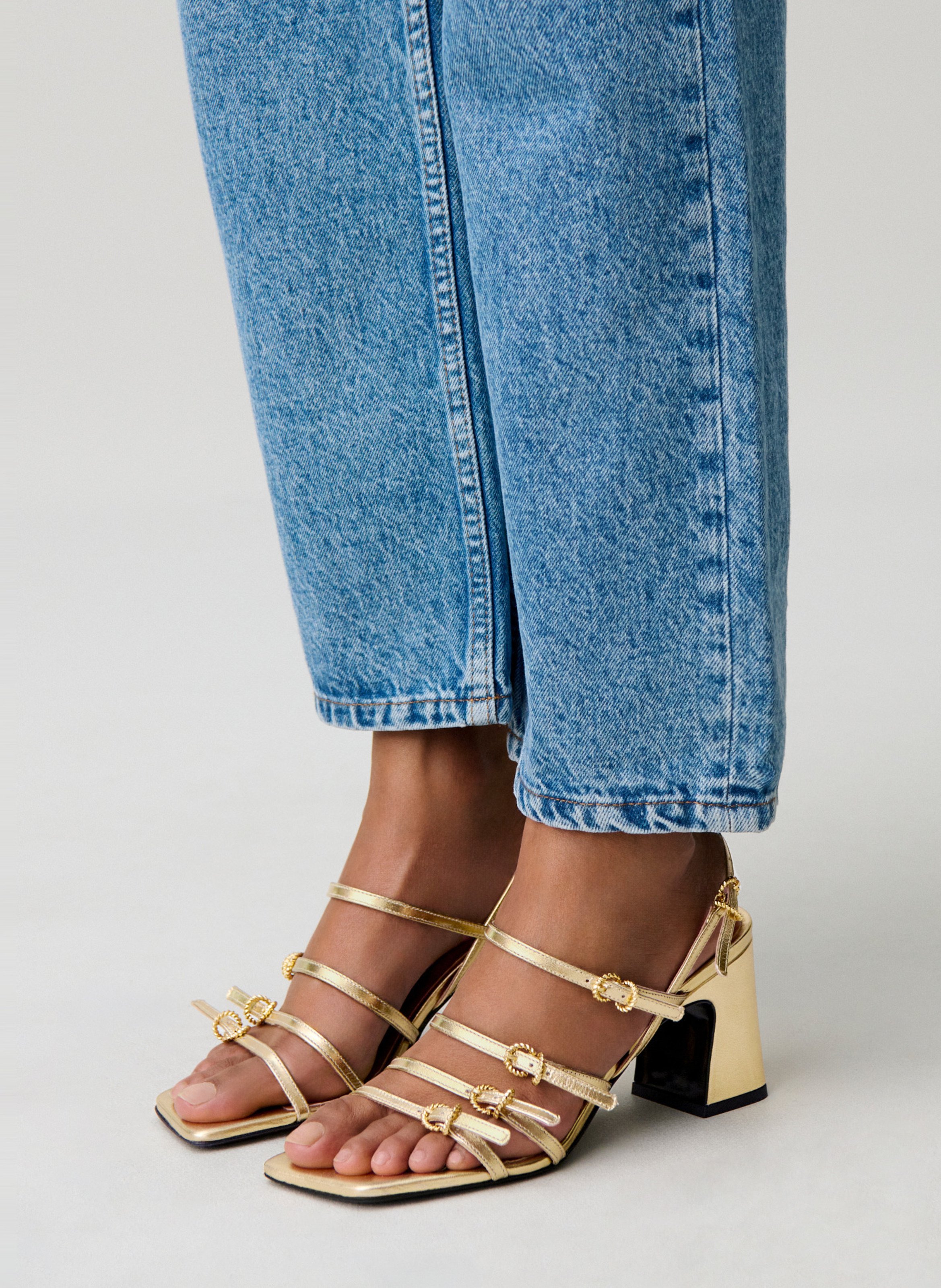 Sandales à talons CLAUDIE PIERLOT Doré
