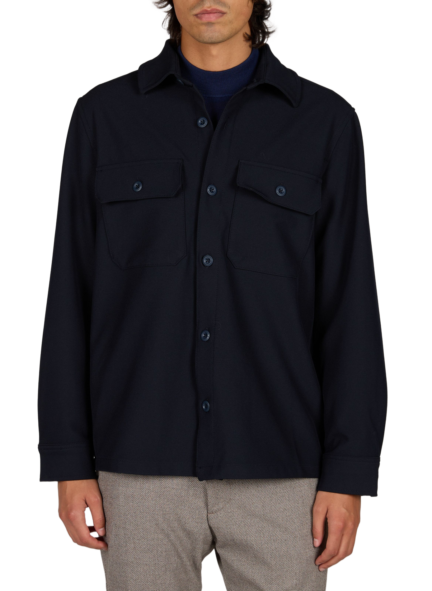 Straight classic collar shirt STRELLSON Blue