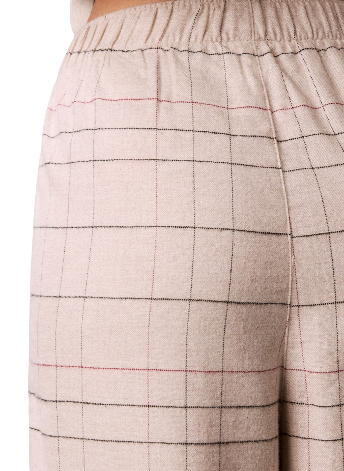 Karierter Pyjamahose aus Baumwollmischung | Rot CALVIN KLEIN Damen