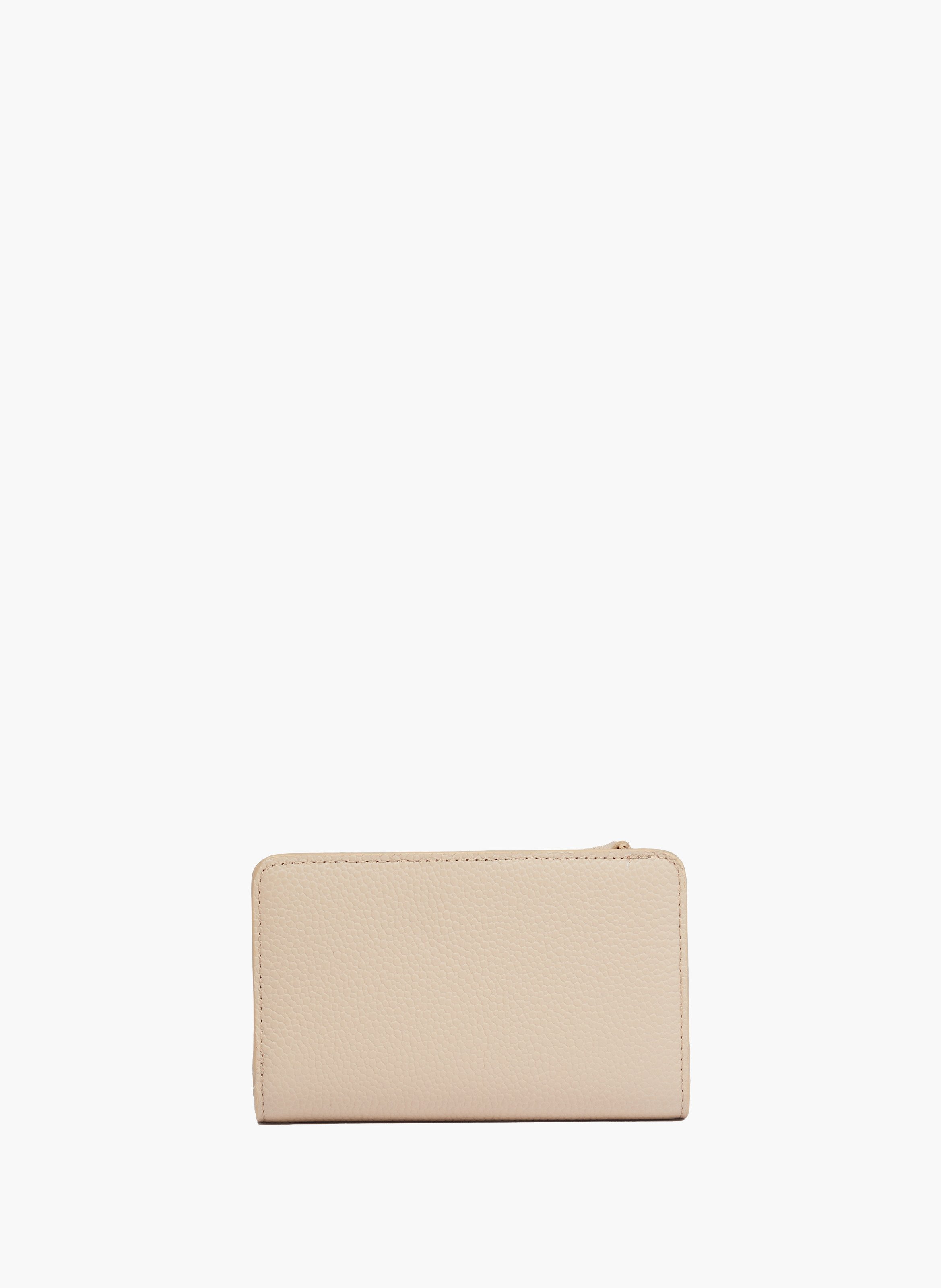 Portefeuille rectangulaire compact ninon de lancel en cuir LANCEL Beige