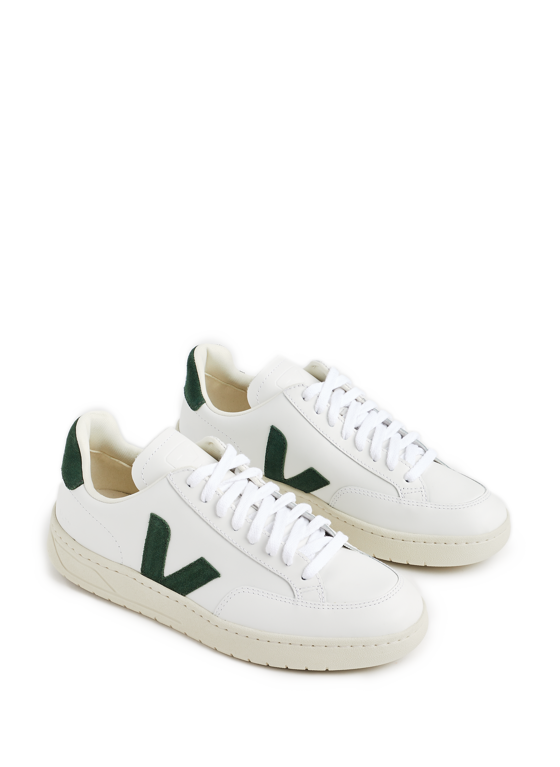 Baskets V-12 en cuir