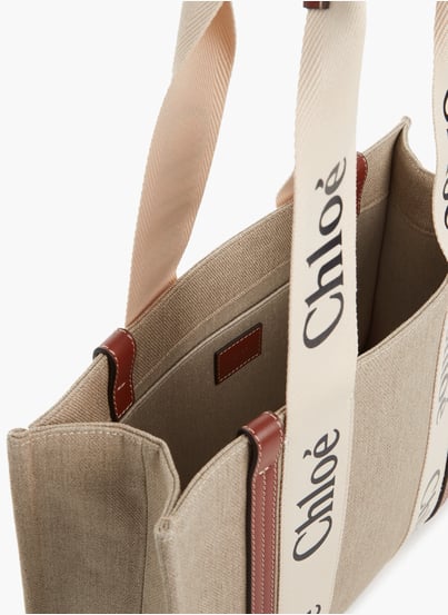 Sac cabas moyen Woody en lin