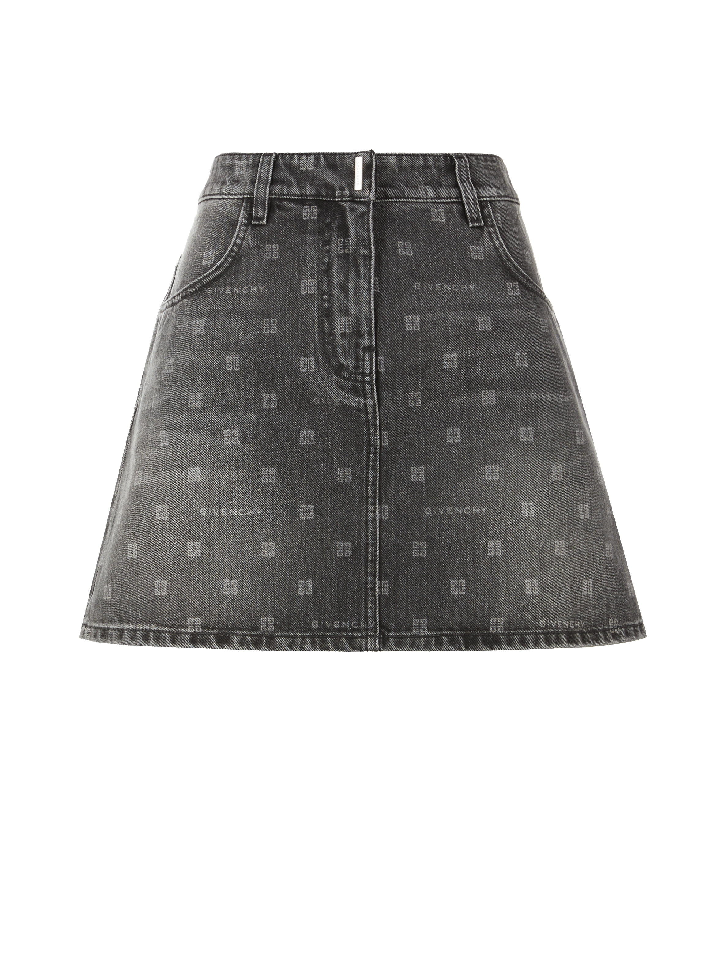 Jupe à logo en jean