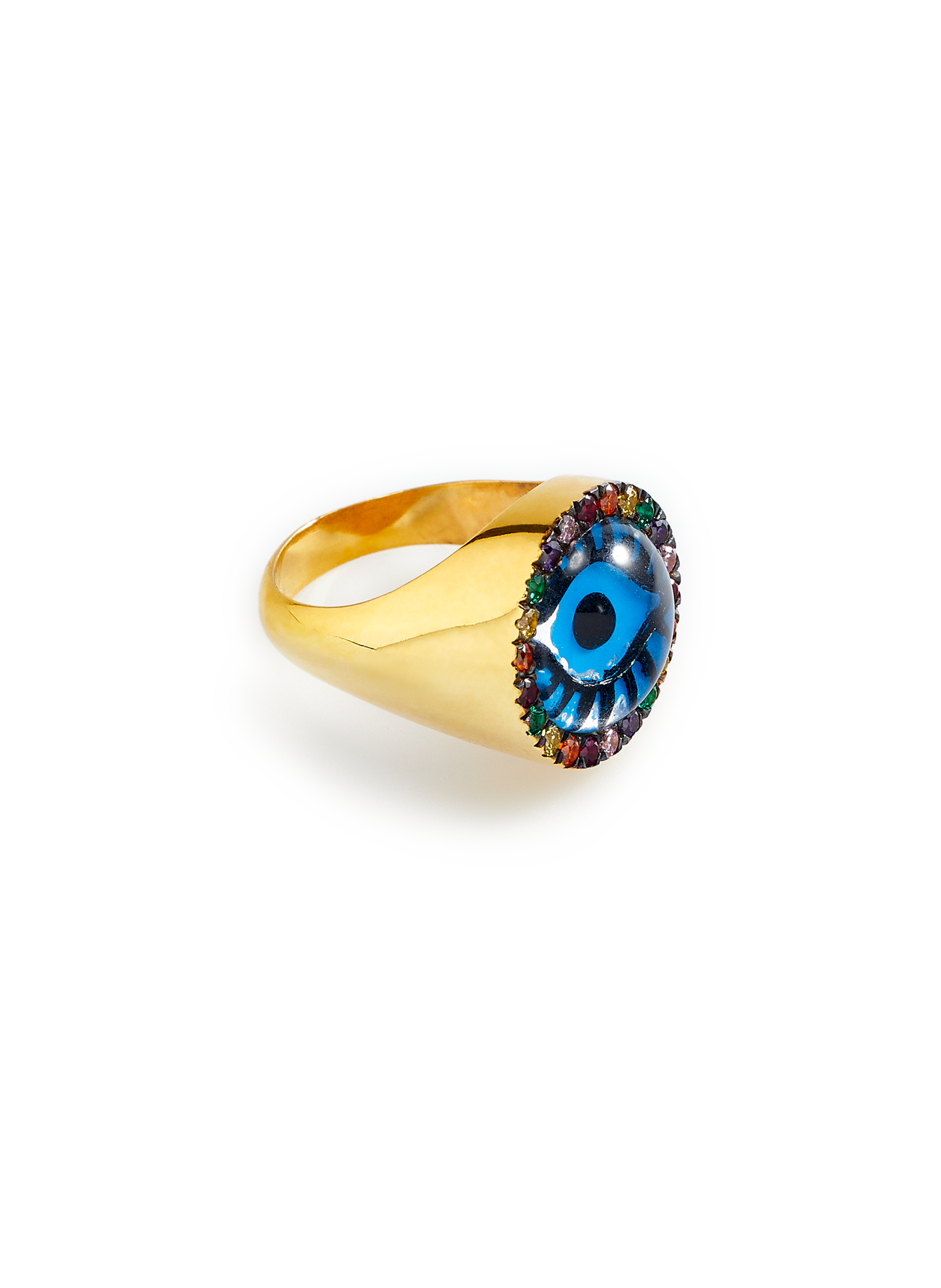 Bague mauvais oeil  EYE M - ILEANA MAKRI Doré