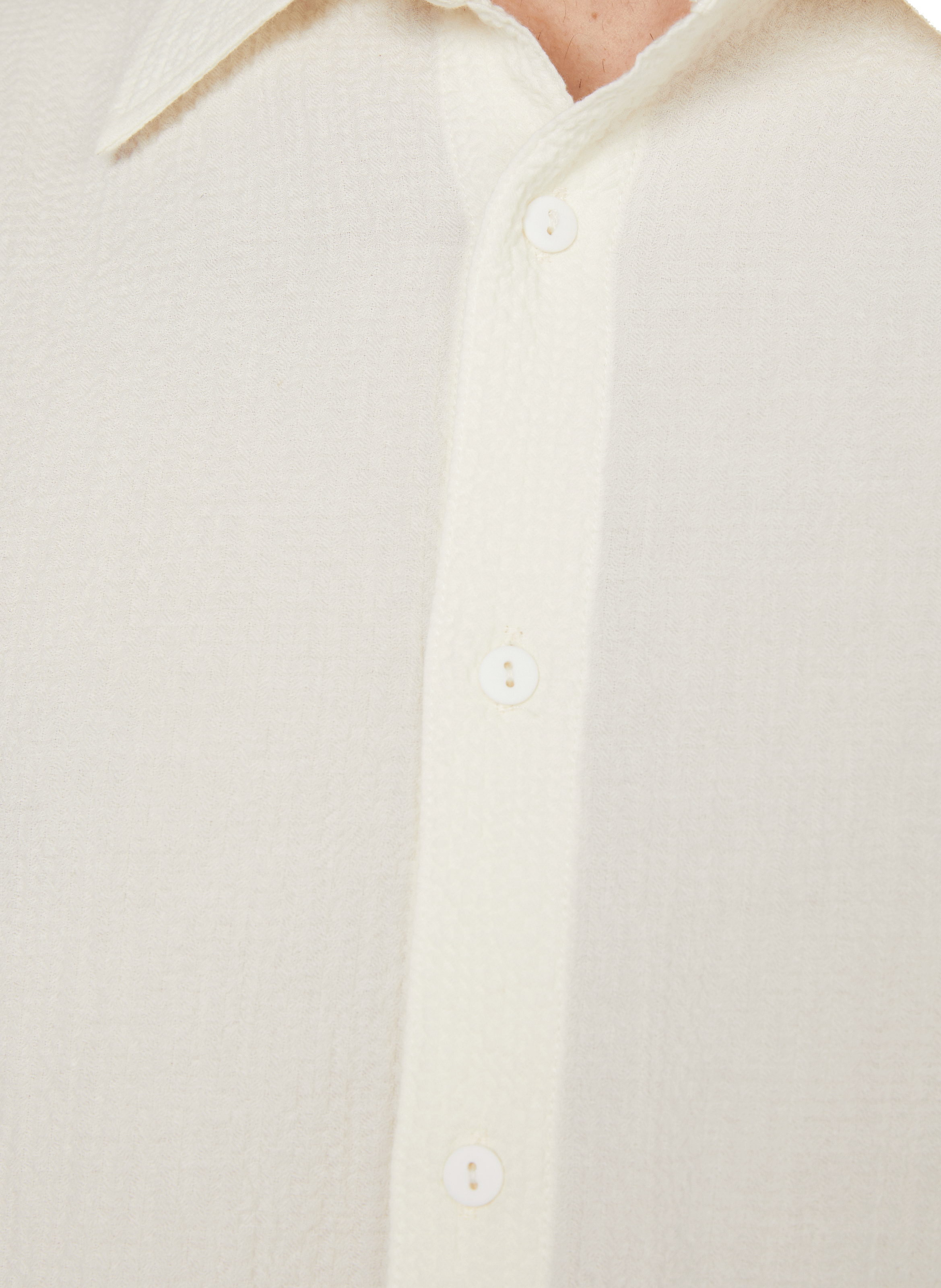 Textured cotton shirt  SAISON 1865 Beige