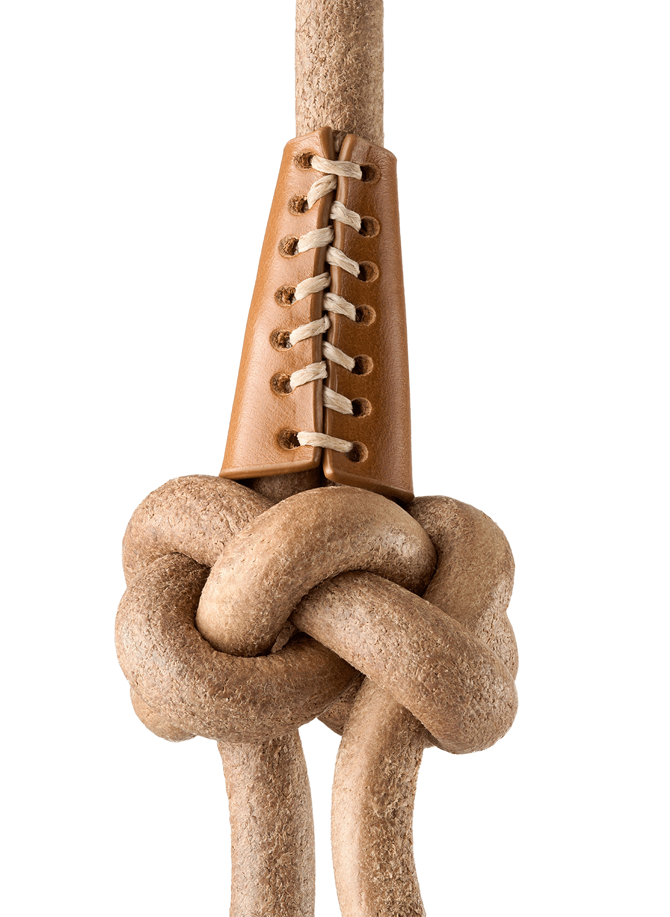 Laisse en cuir PAGERIE Marron