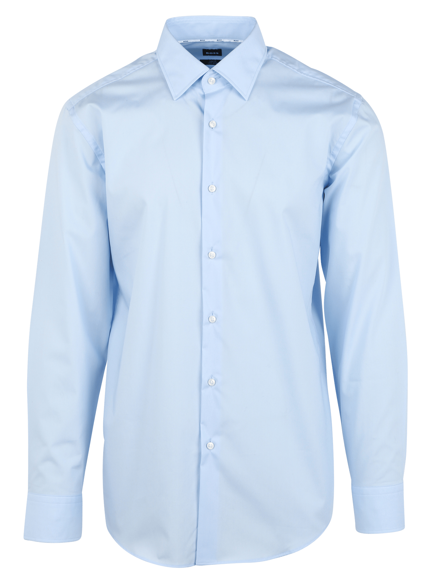Chemise slim fit en coton mélangé BOSS Bleu
