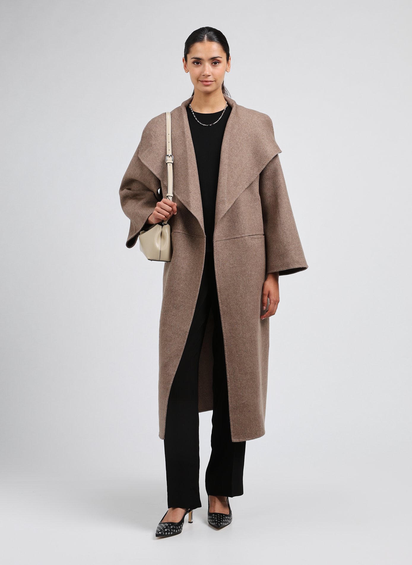 Signature Wool Blend Coat TOTEME Brown