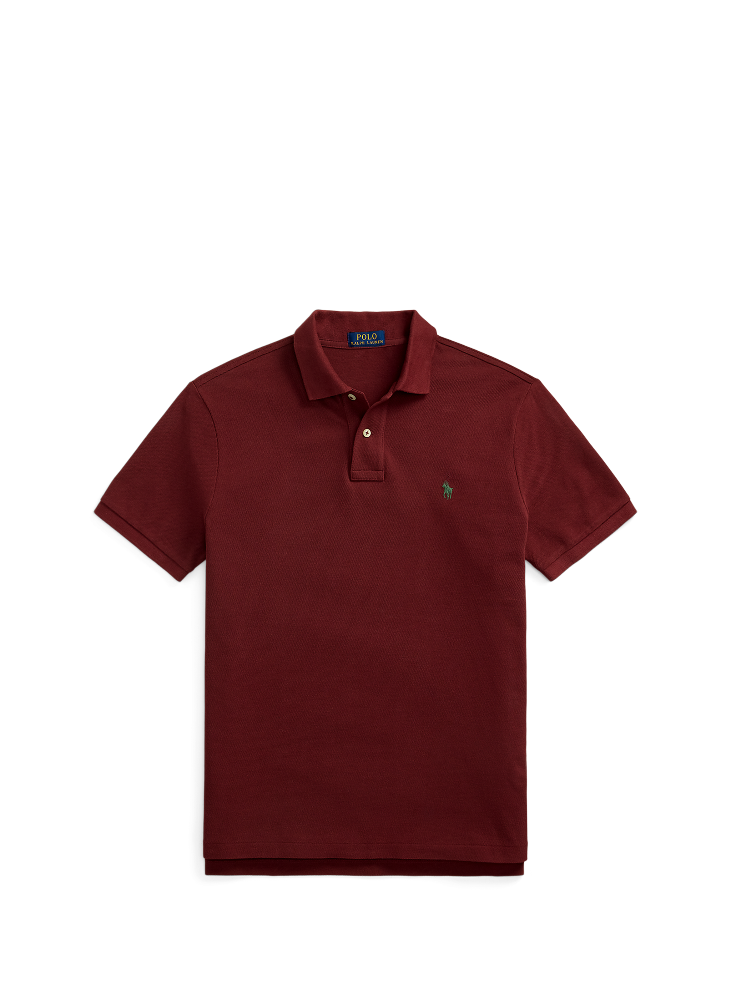 Organic cotton piqué polo shirt POLO RALPH LAUREN Red