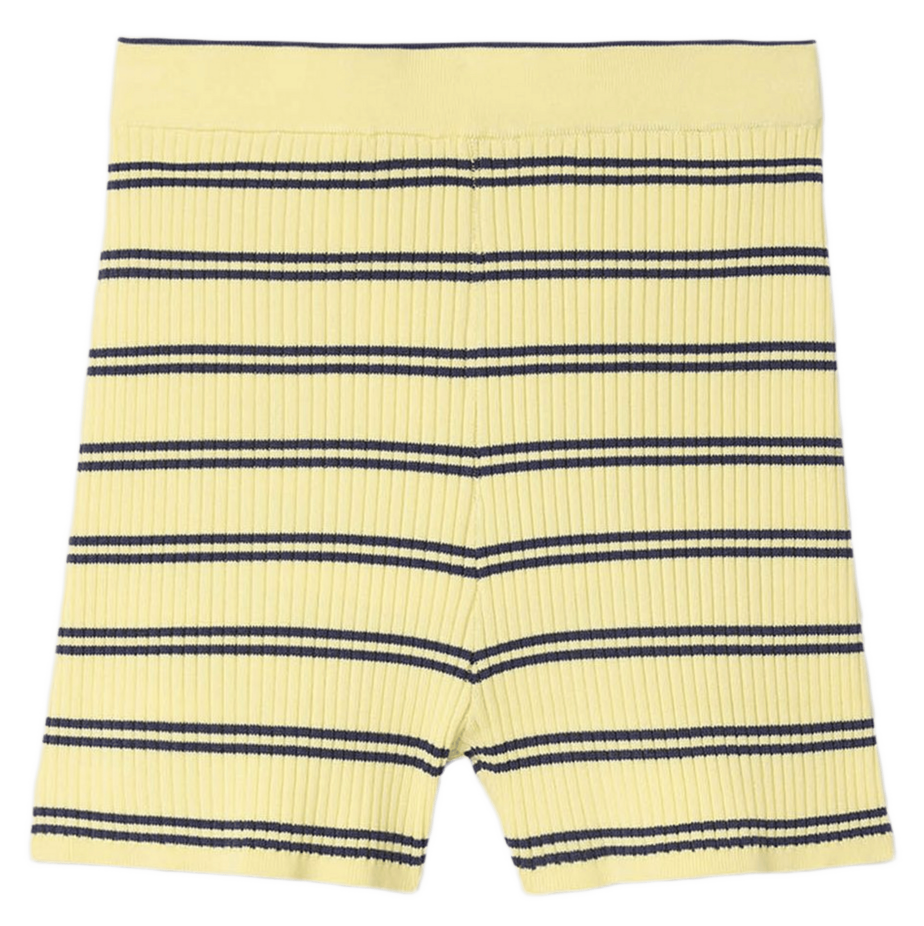 Short en maille rayé SANDRO Jaune