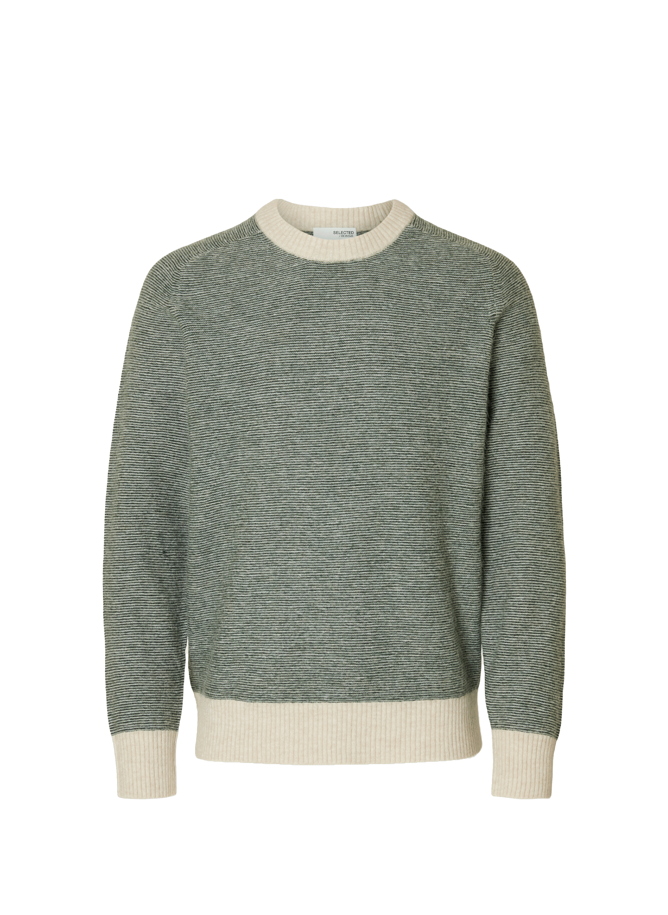 SELECTED Pull en maille  Vert