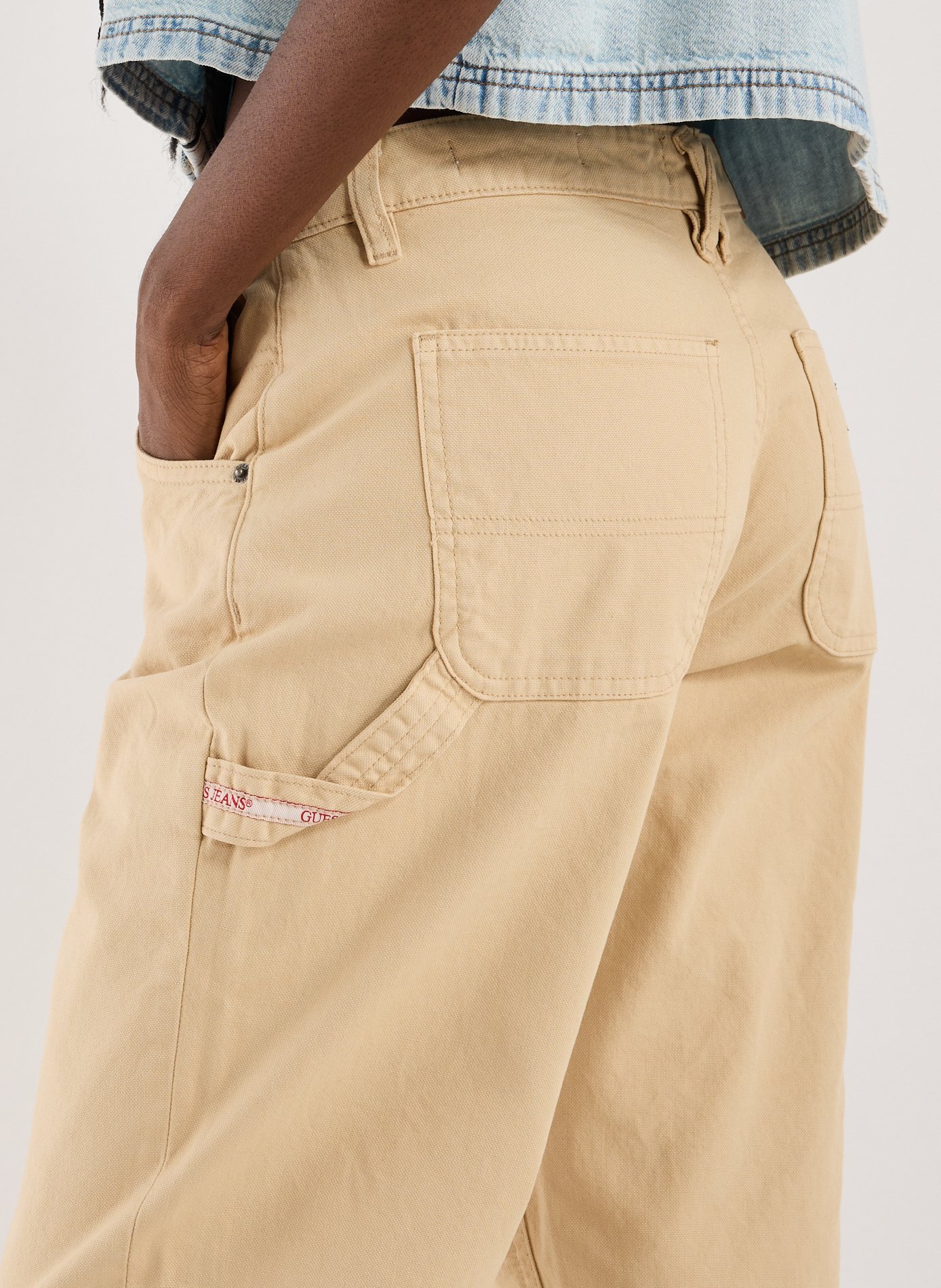 Straight Carpenter Pants GUESS Beige