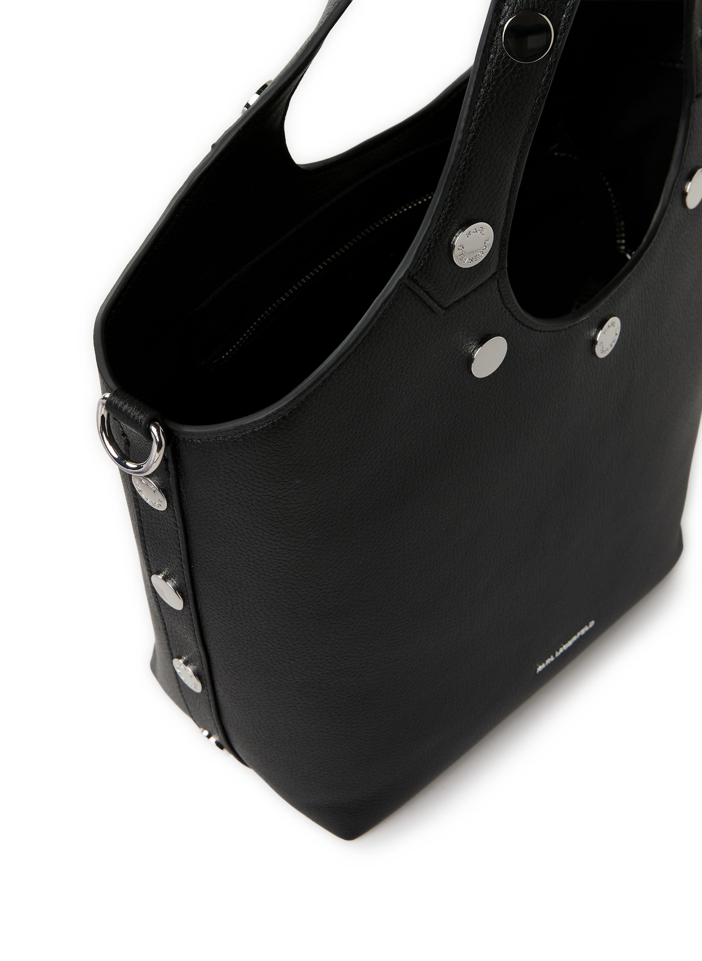 Studded handbag Black