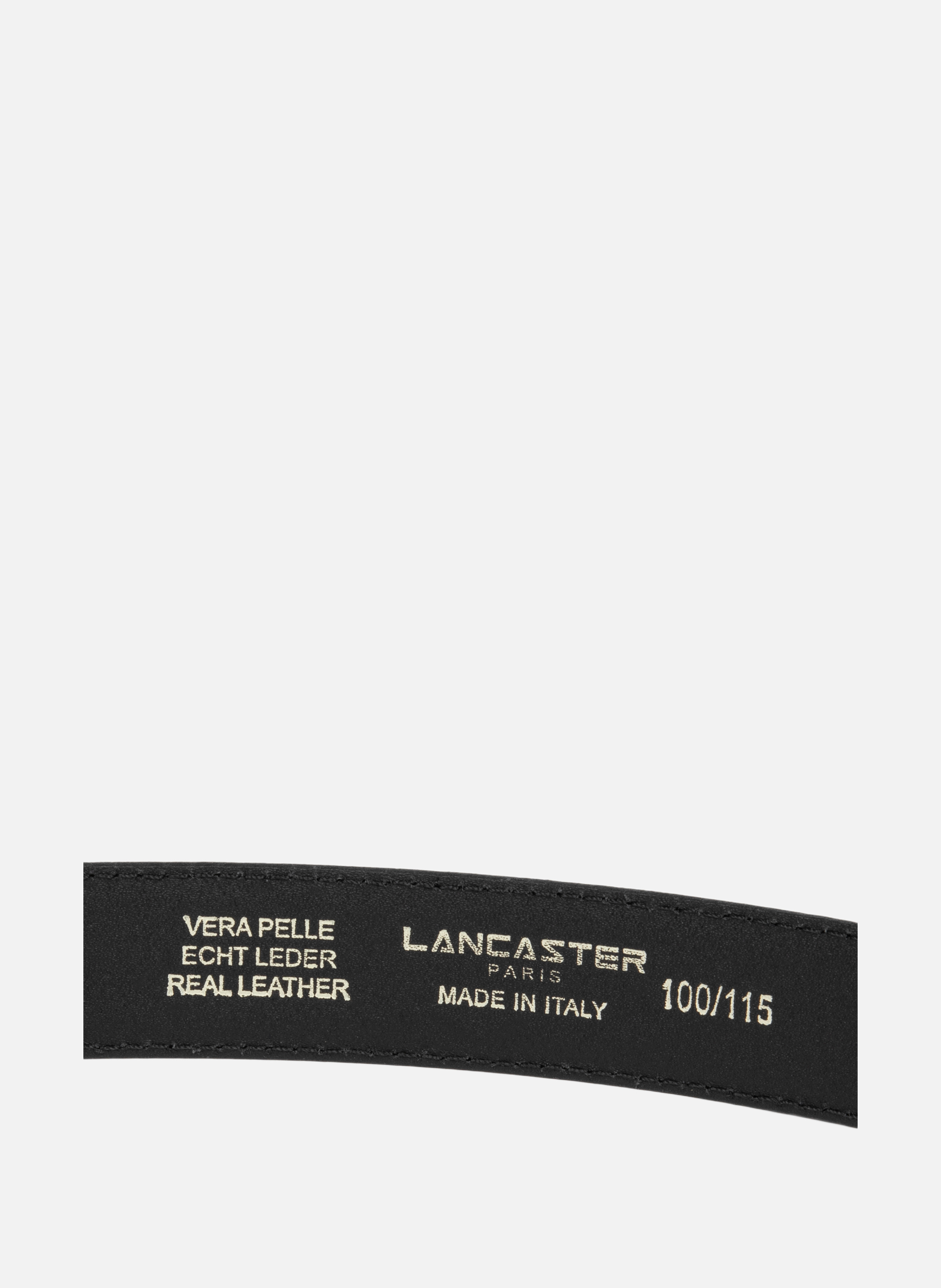 Ceinture - ceinture cuir lisse LANCASTER Noir