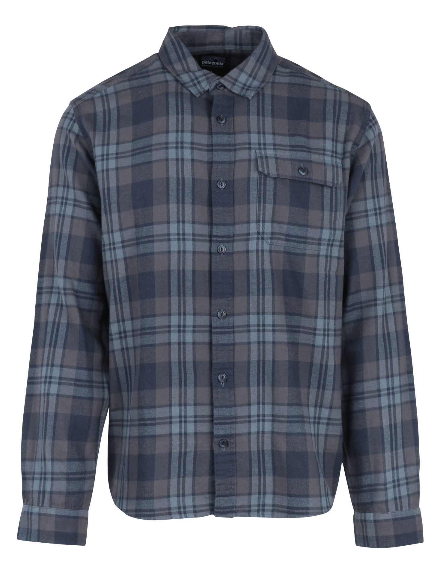 Chemise droite col classique en coton PATAGONIA Bleu