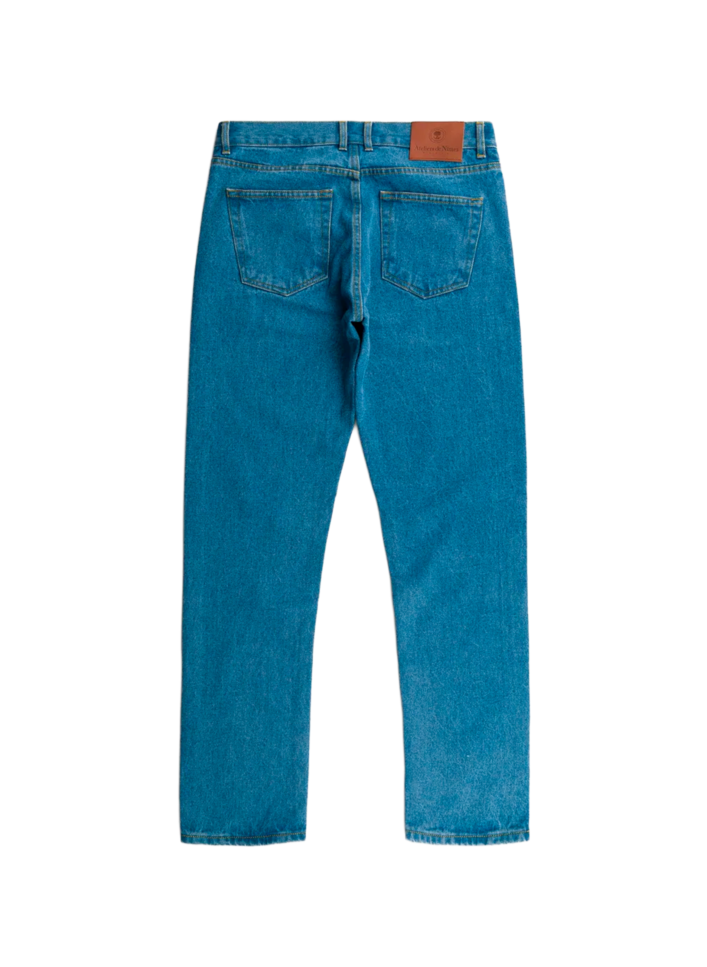 Straight cotton jeans ATELIERS DE NIMES Blue