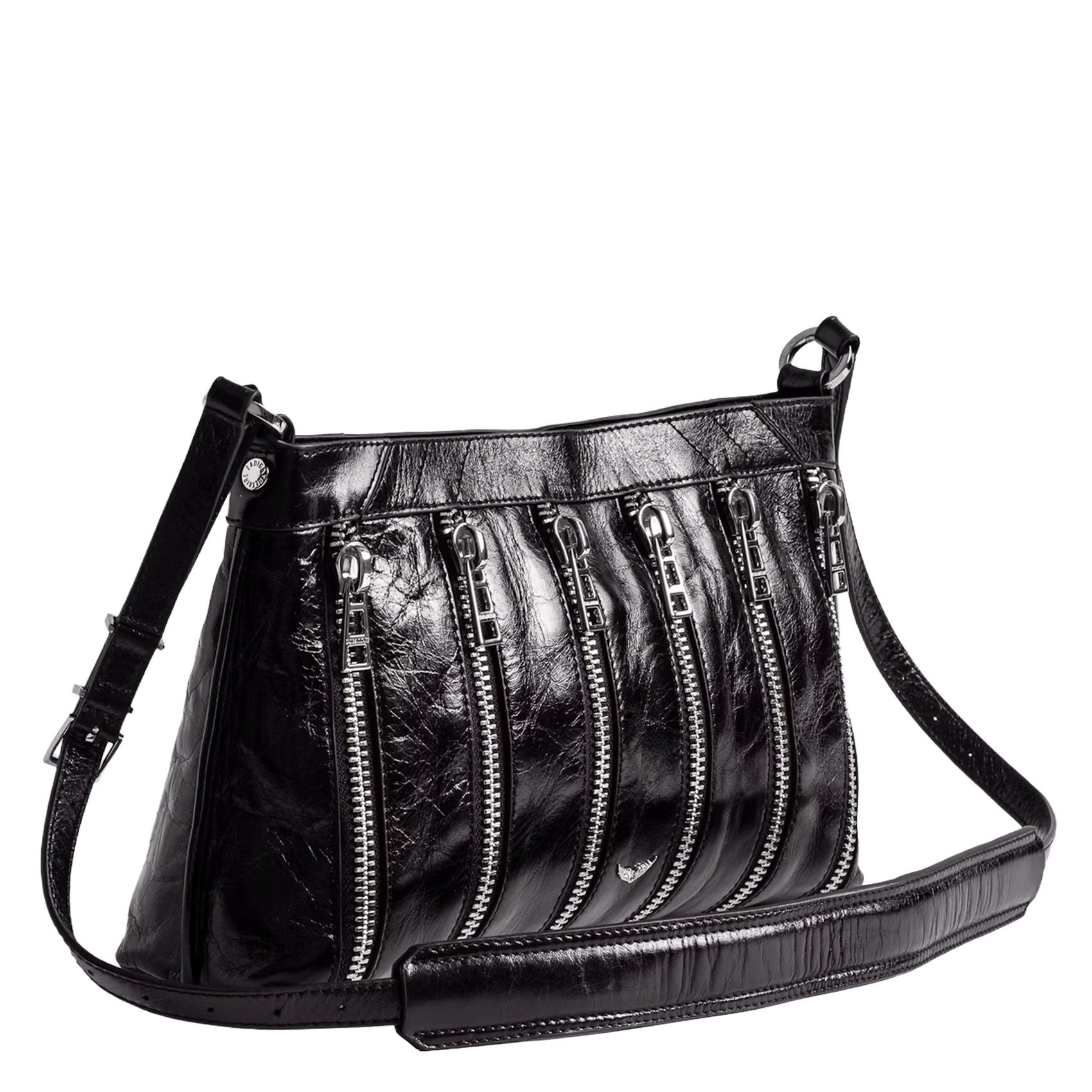 Sac bandoulière en cuir sunny moody ZADIG&VOLTAIRE Noir
