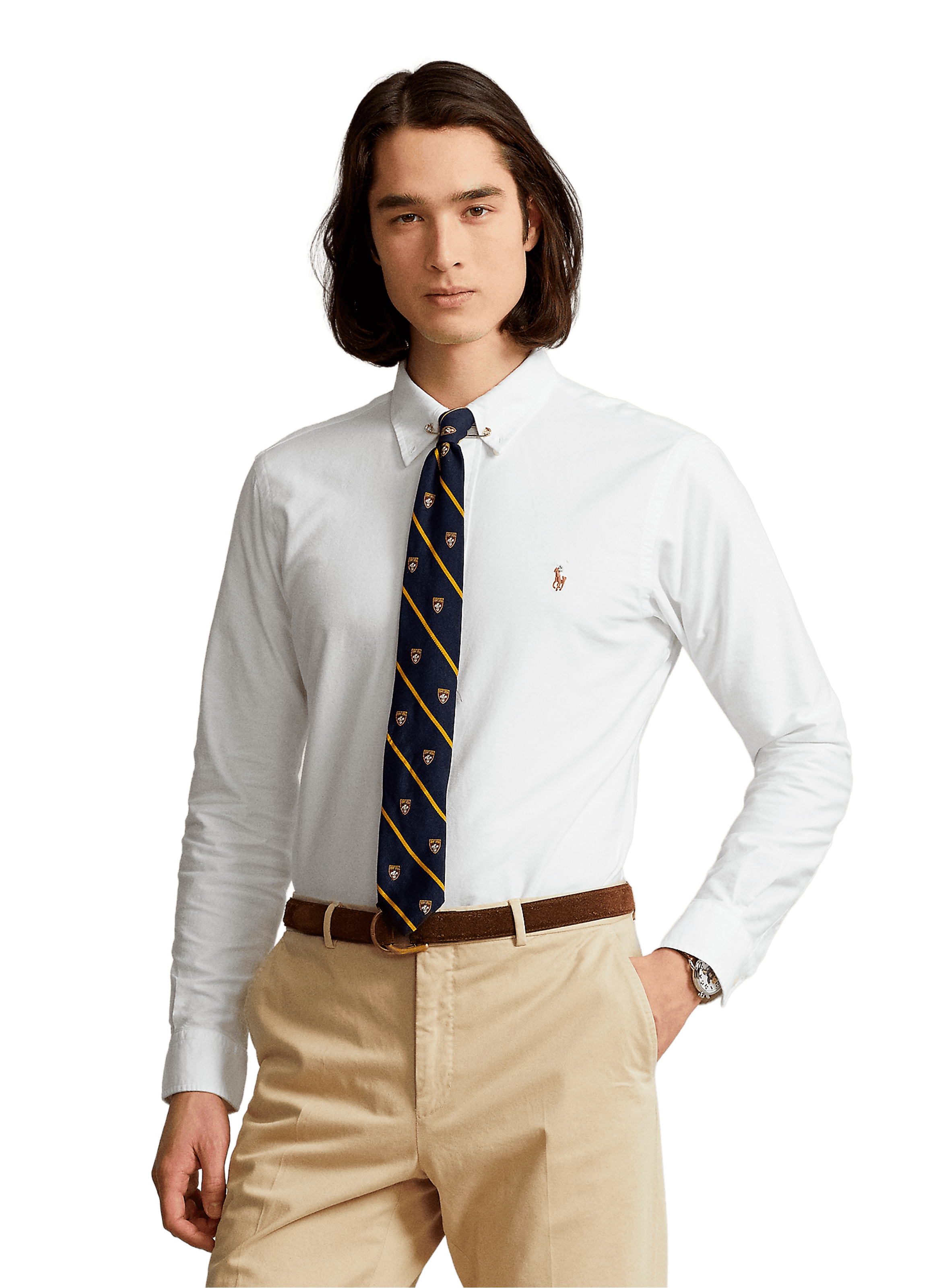 POLO RALPH LAUREN Cotton poplin shirt White
