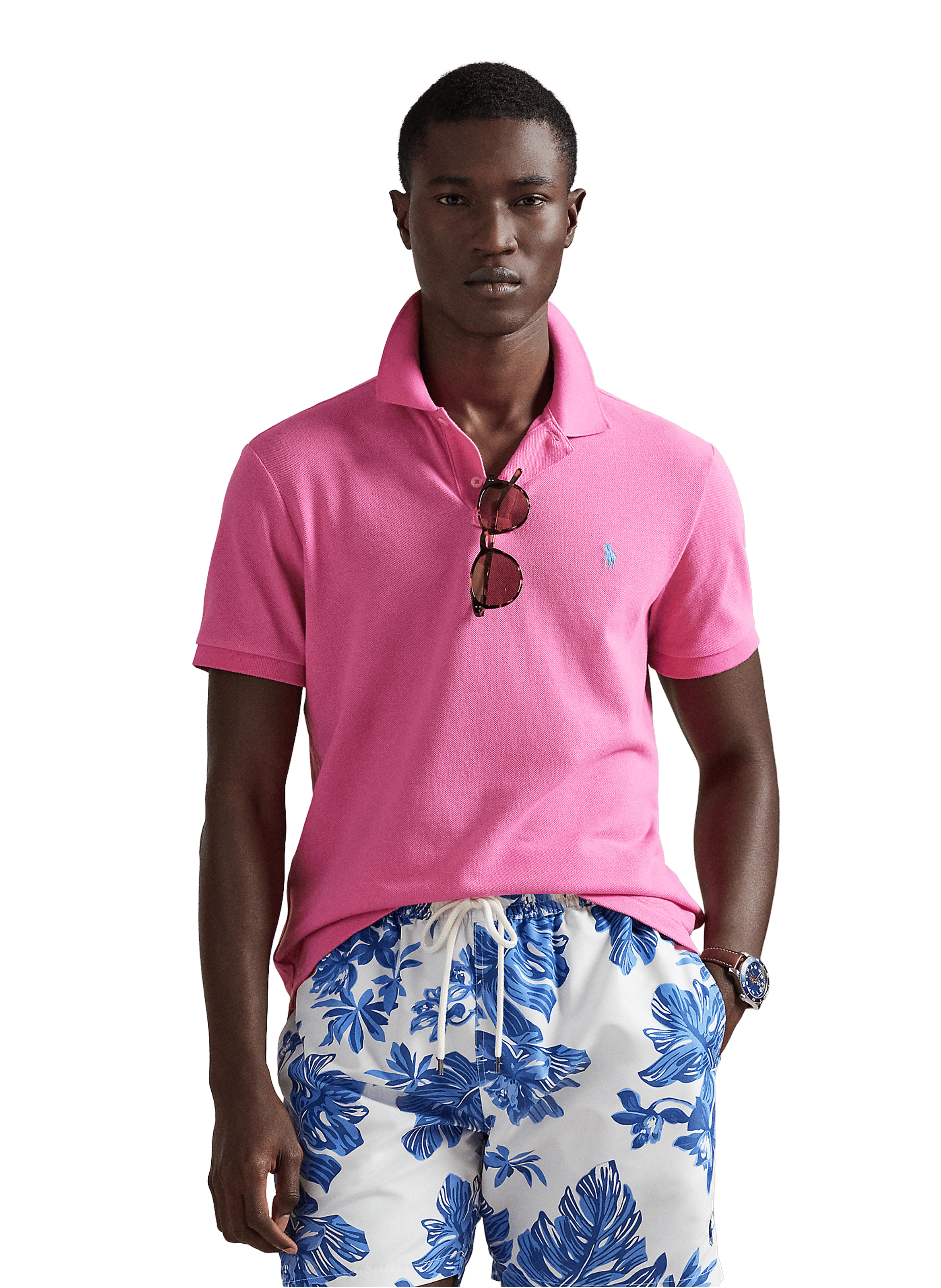 Polo en coton POLO RALPH LAUREN Rose